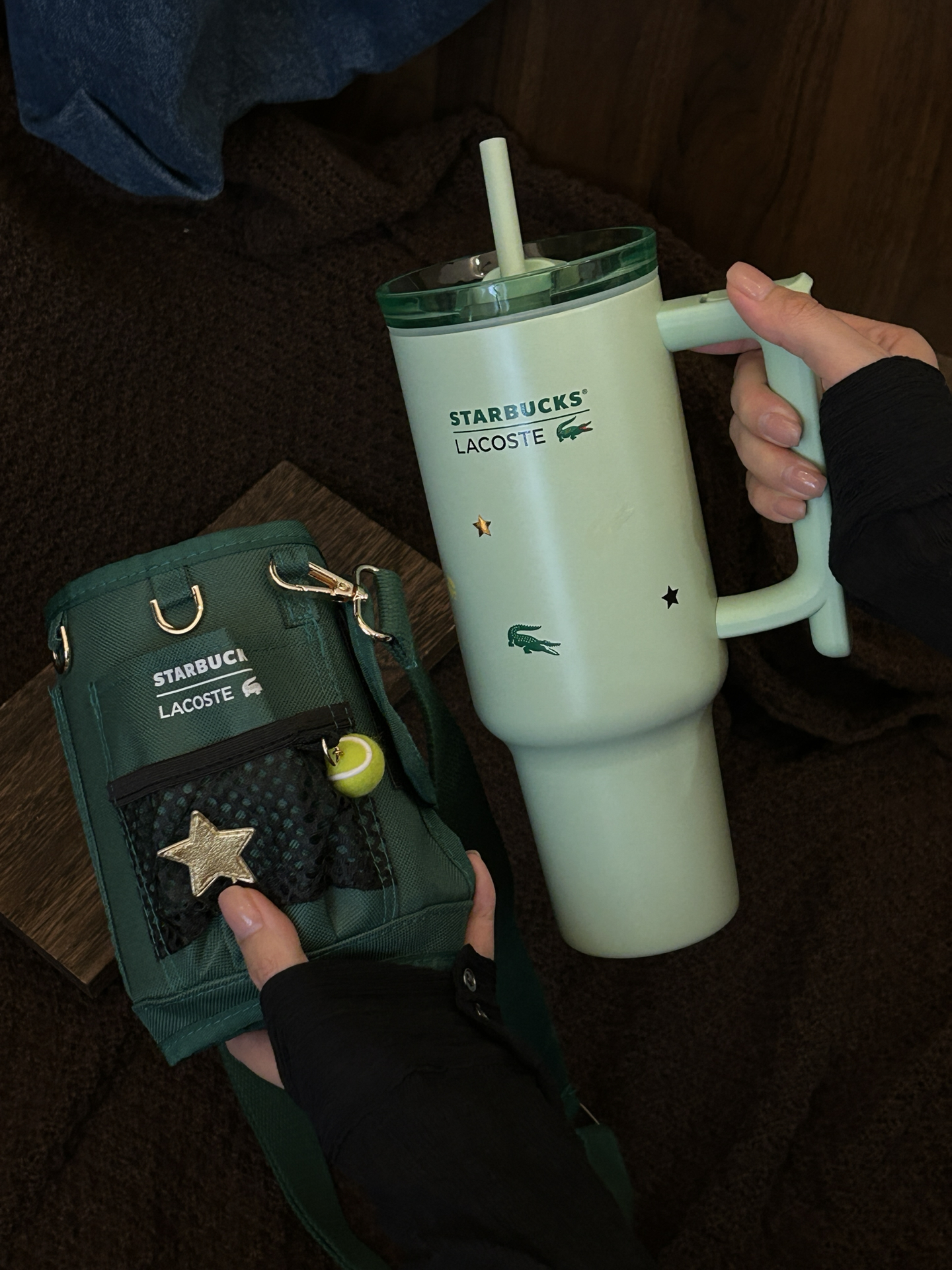 代購-Starbucks星巴克 X LACOSTE 聯名款 保溫杯 共三款