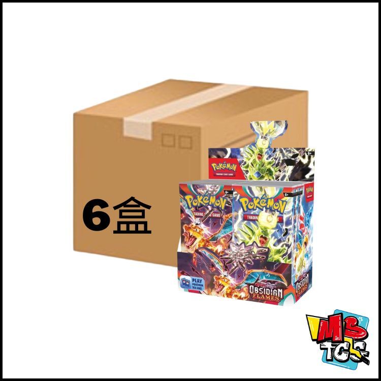 Pokemon TCG 美版 SV3 Obsidian Flames Booster Case (1箱6盒）