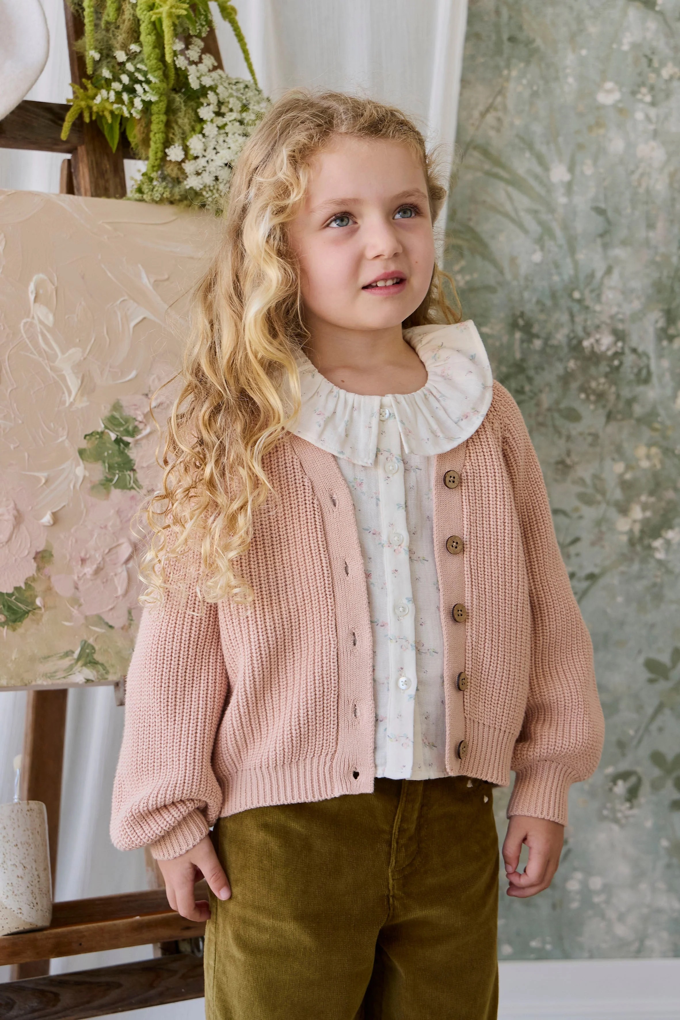 【預購】JAMIE KAY -Paloma Cardigan（Rose Mist）