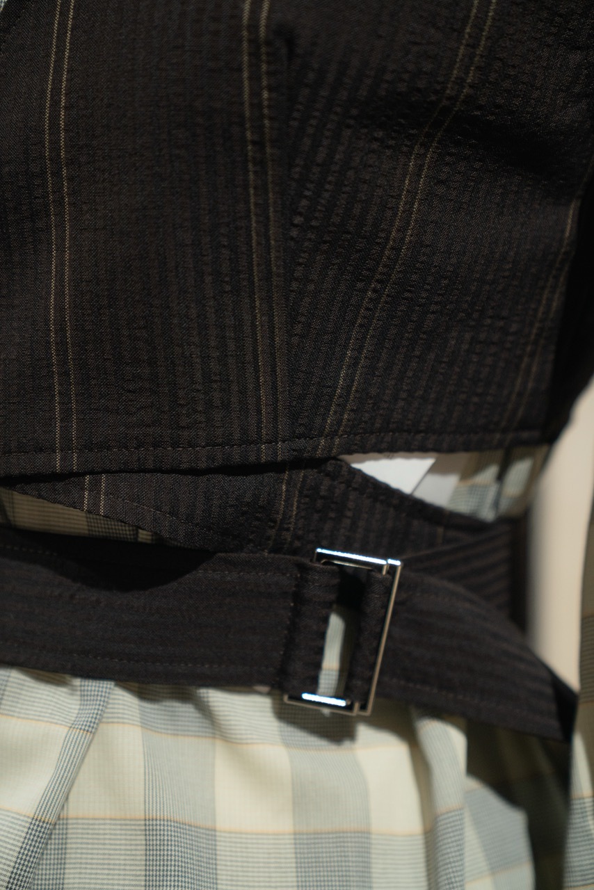 SEEALL BELTED WAIST COAT