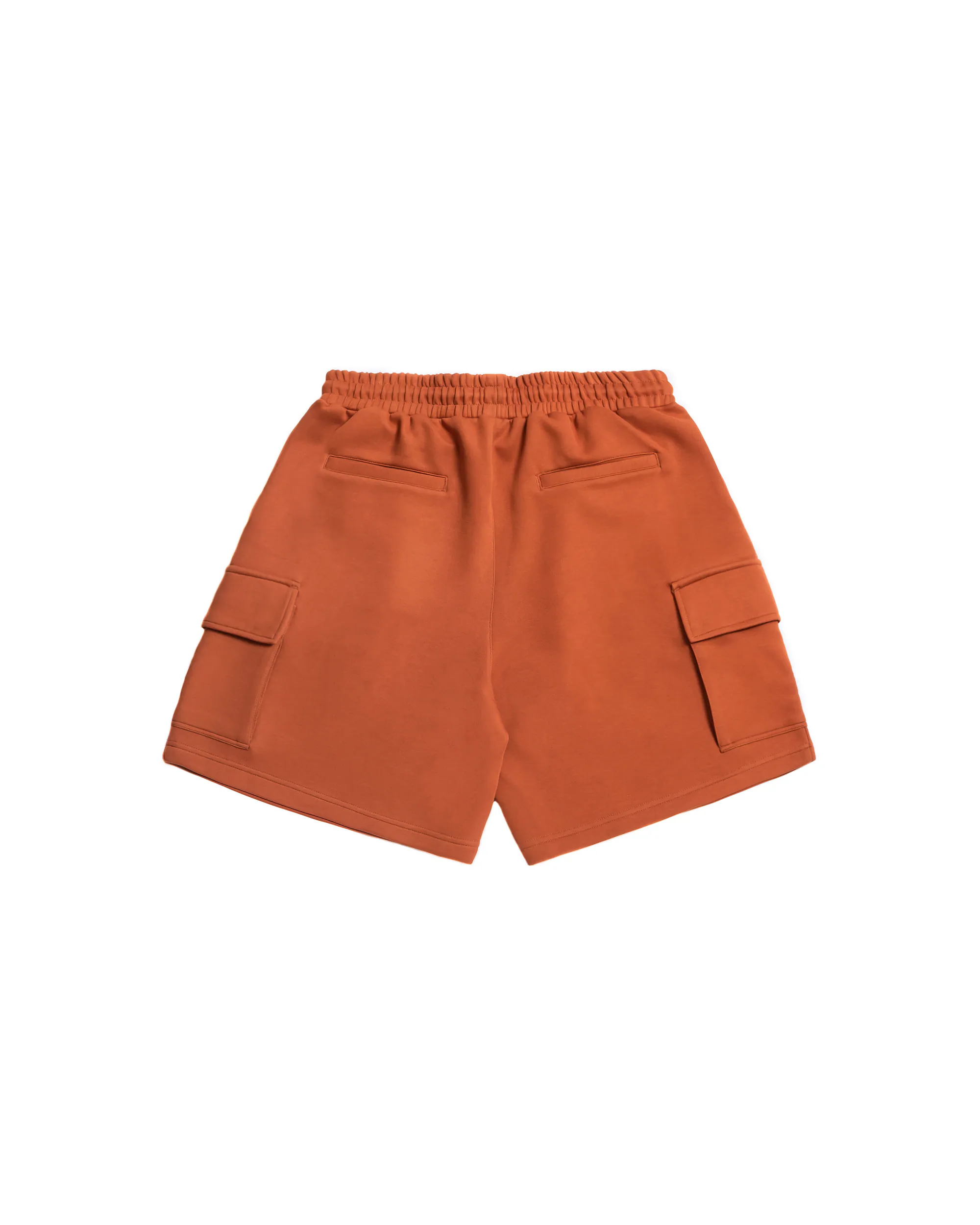 PERSEVERE LOOSE-FIT COTTON SHORTS - ORANGE
