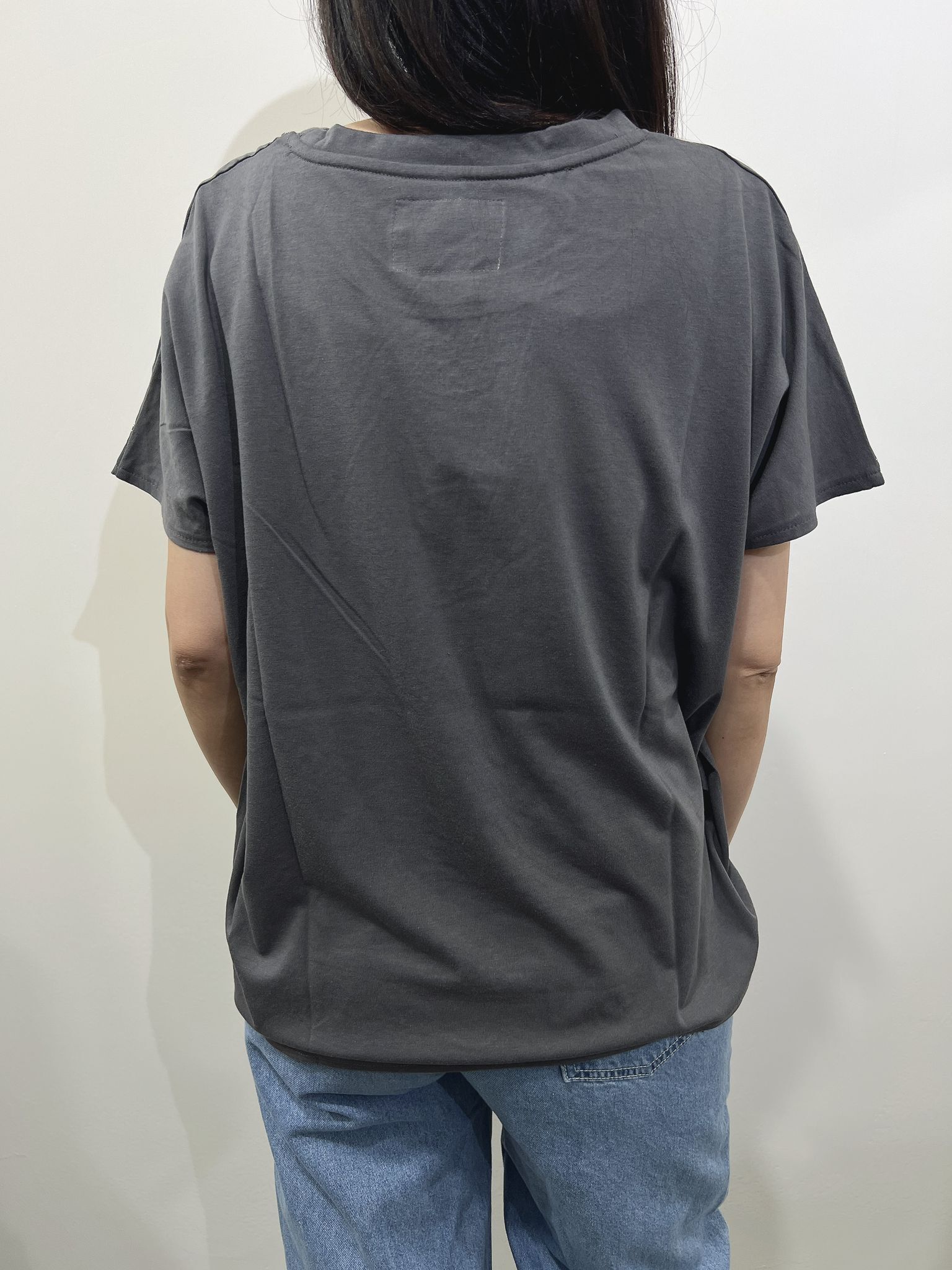 LM 刺繡貓頭 TOP