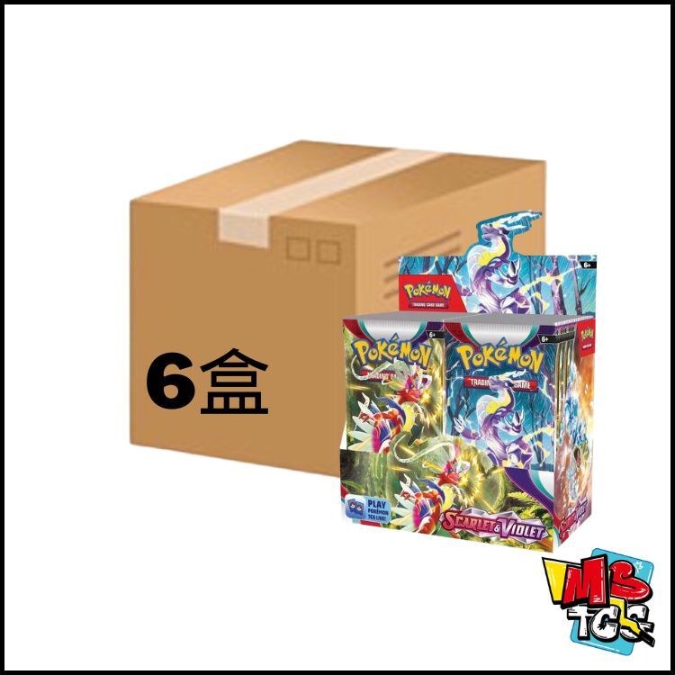 Pokemon TCG 美版 SV1 Scarlet and Violet Booster Case (1箱6盒）