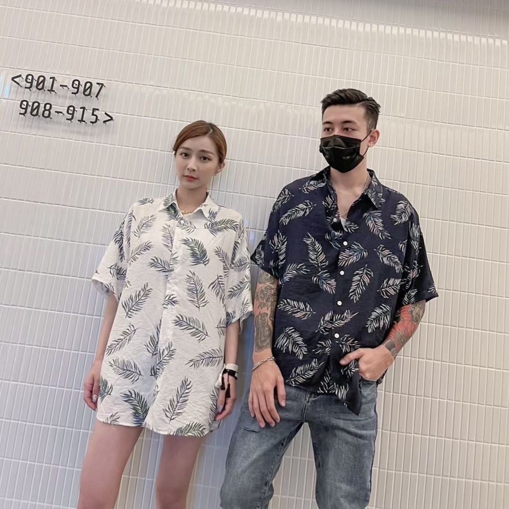 花襯衫 海灘衣 沙灘衣 休閒襯衫 99798