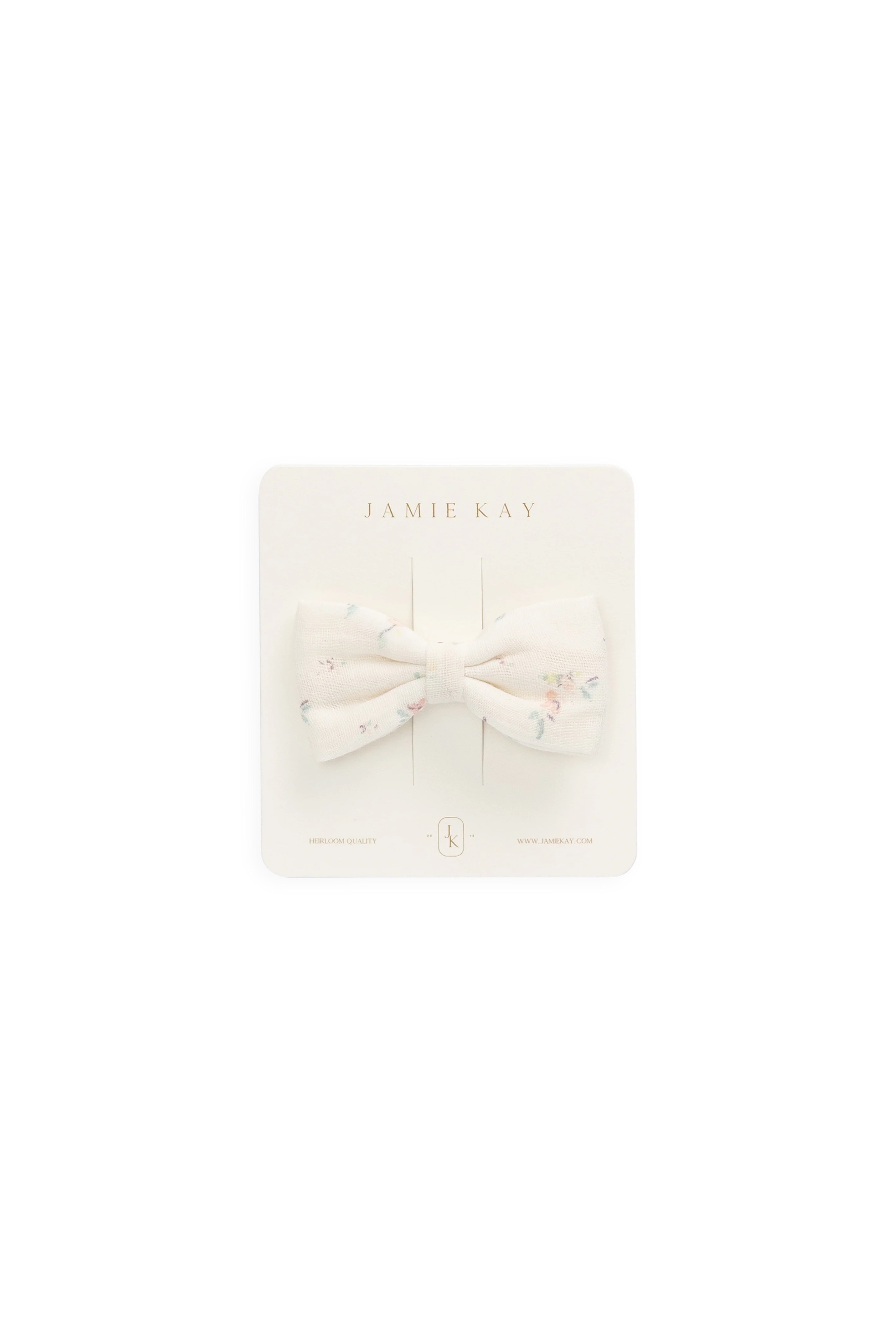 【預購】JAMIE KAY -Organic Cotton Desiree Bow（Solange Snow）