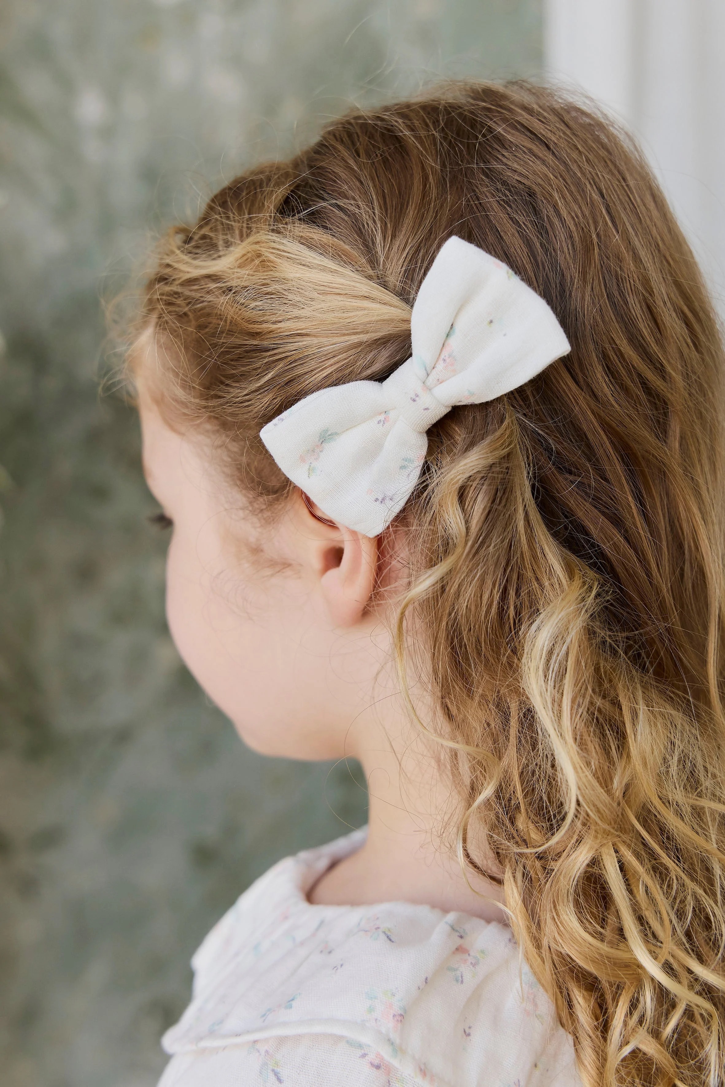 【預購】JAMIE KAY -Organic Cotton Desiree Bow（Solange Snow）
