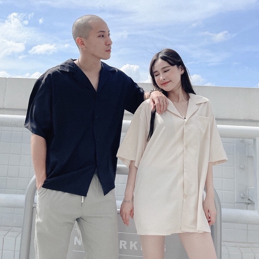 古巴領襯衫 口袋襯衫 開襟 涼感襯衫 99956