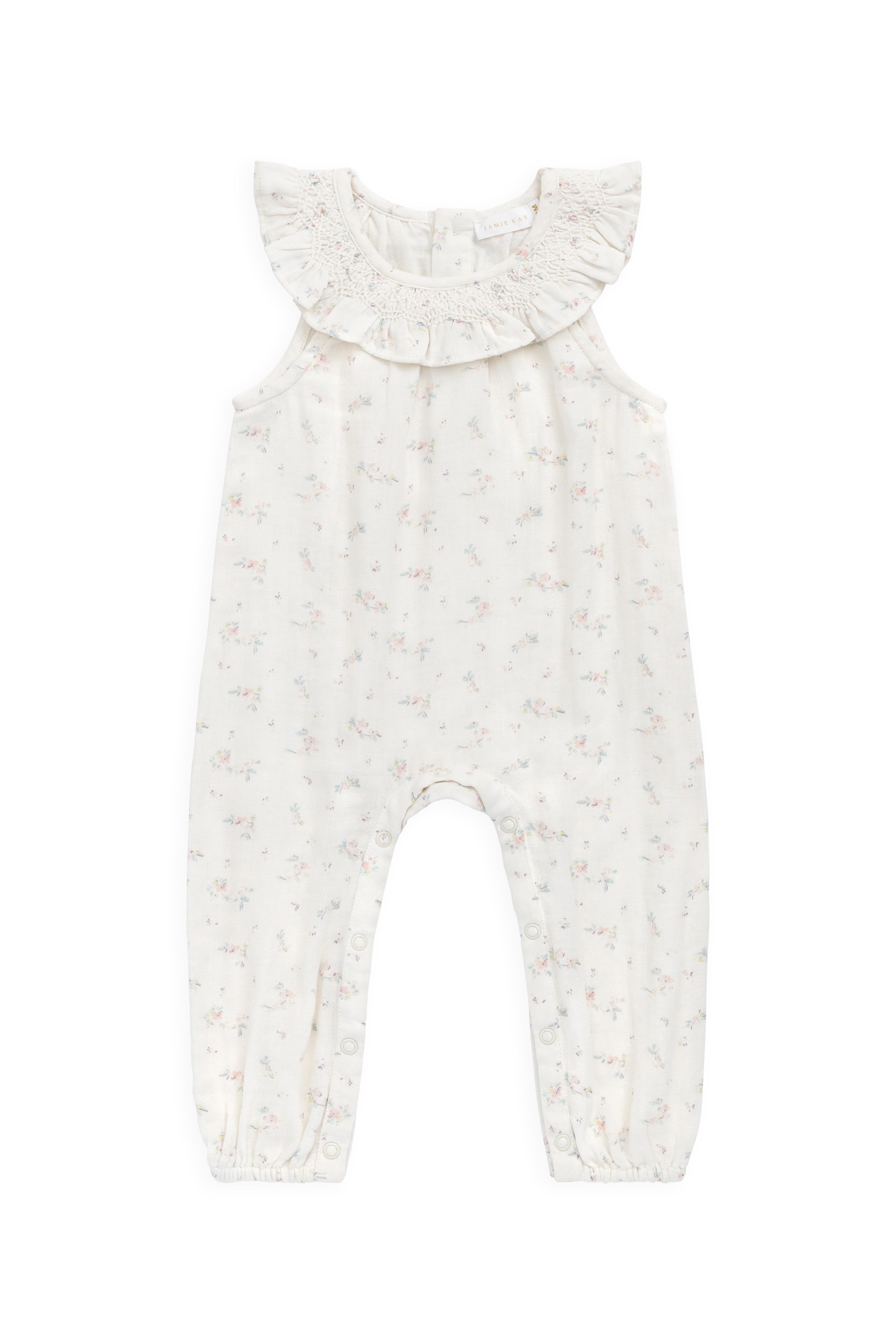 【預購】JAMIE KAY -Organic Cotton Muslin Kodi Playsuit（Solange Snow）