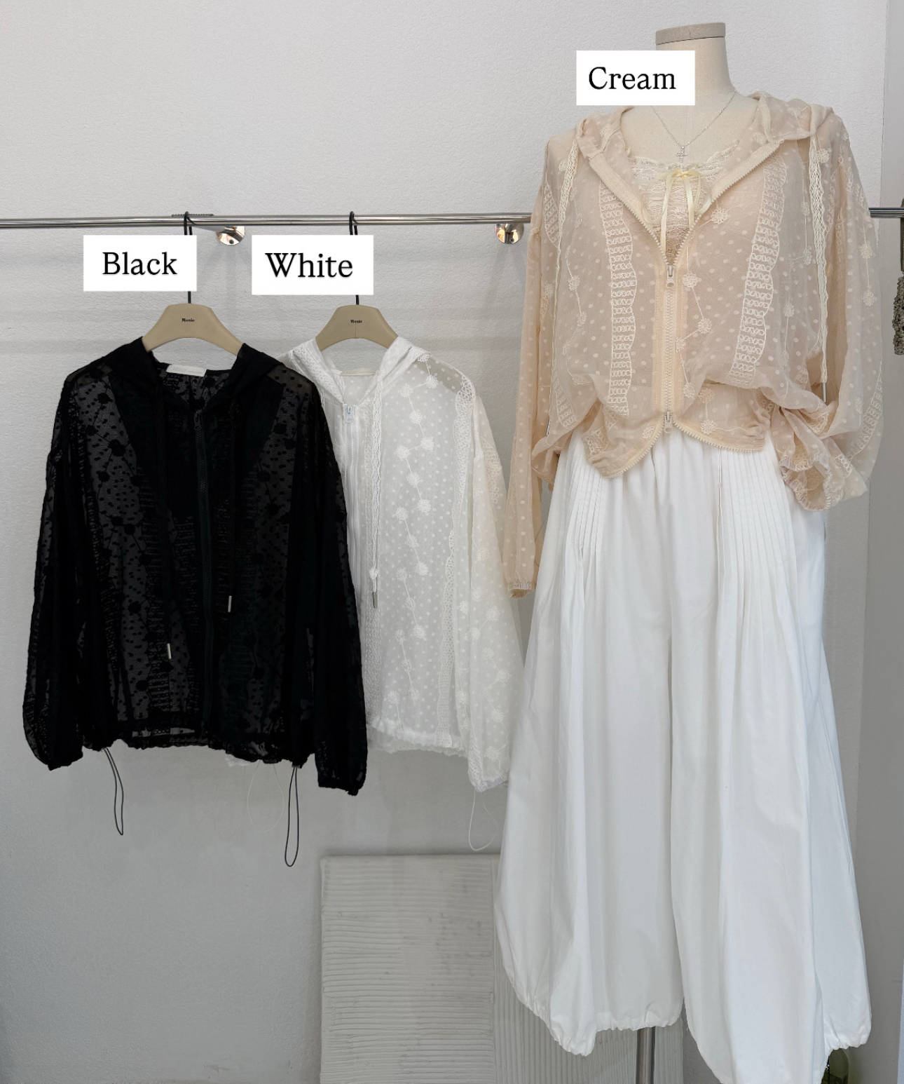 MO2741402 韓國LACE 簿外套