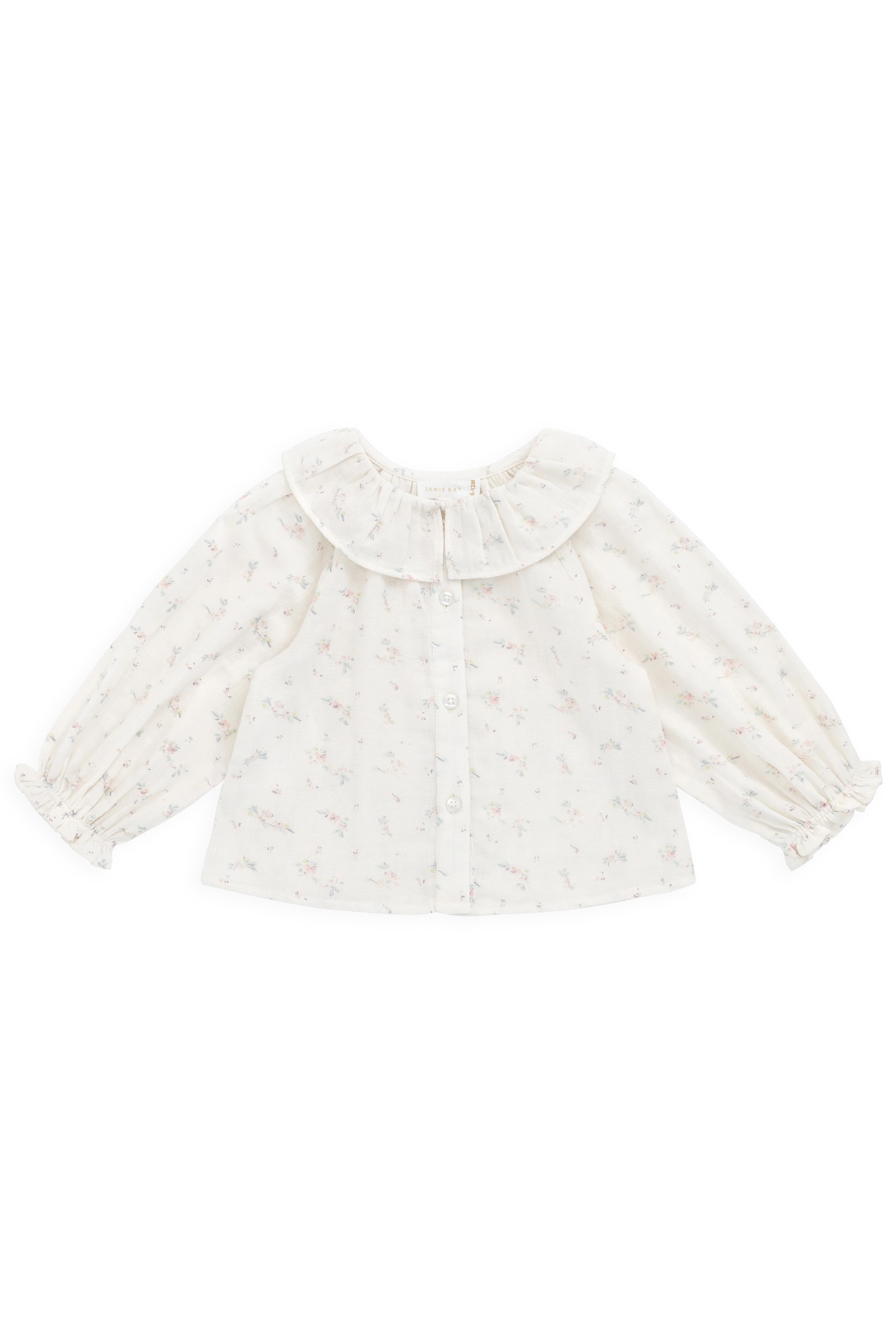 【預購】JAMIE KAY -Organic Cotton Muslin Christabel Blouse（Solange Snow）