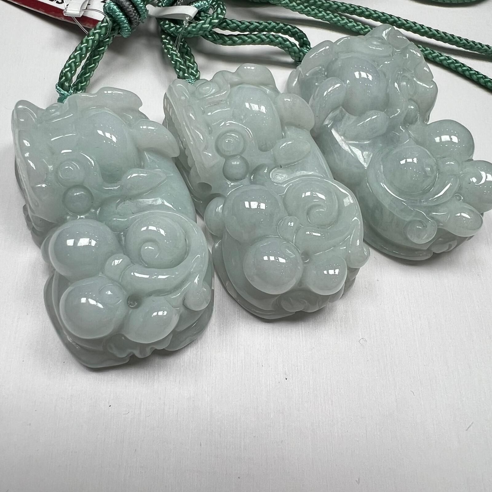 SD19 糯冰翡翠綠貔貅 (BA099)