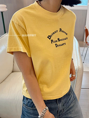 ᴴᴼᵀ ▸▸店長推薦◃◃ 春夏新款/水洗英文字上衣 MANIFEST正韓🇰🇷