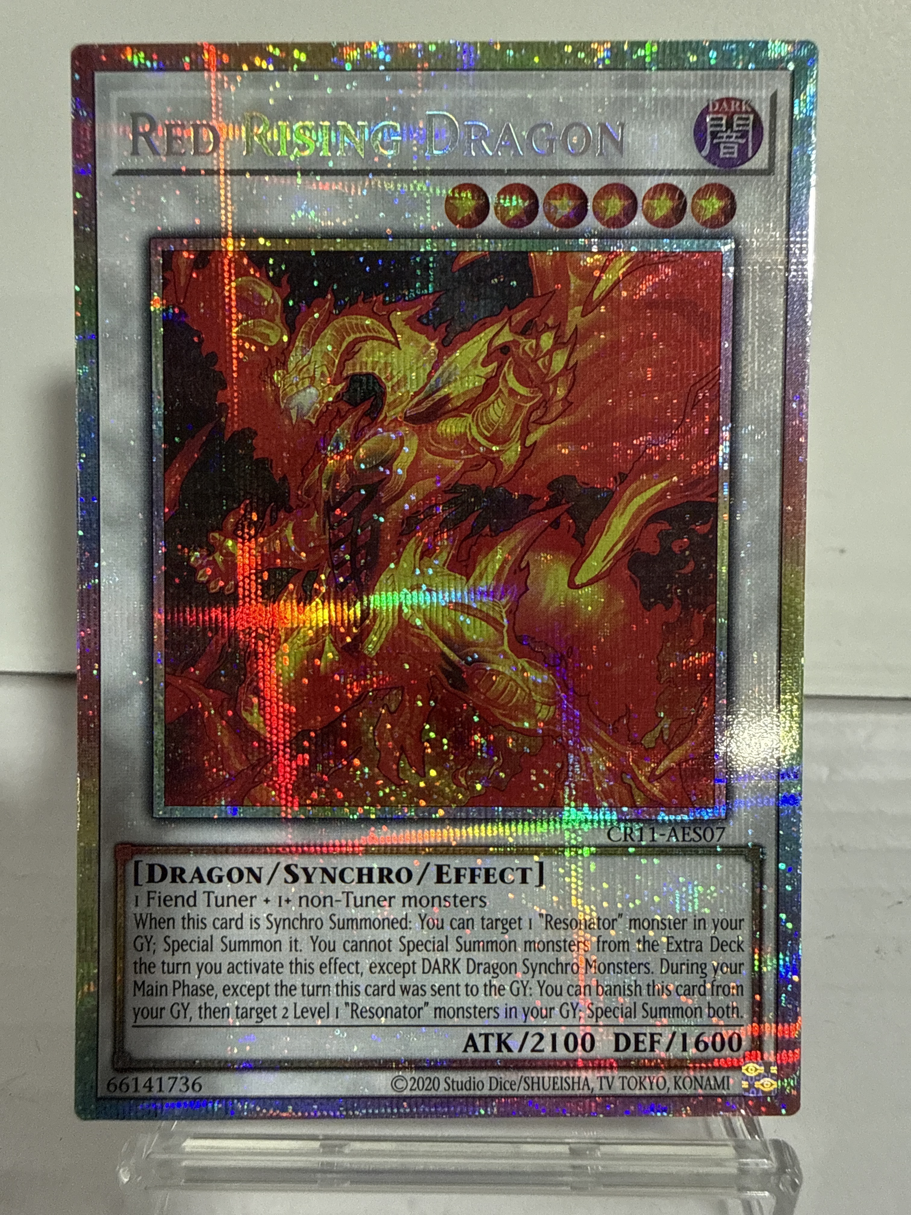 CR11-AES07 (UR/PSER)Red Rising Dragon(真紅昇龍)