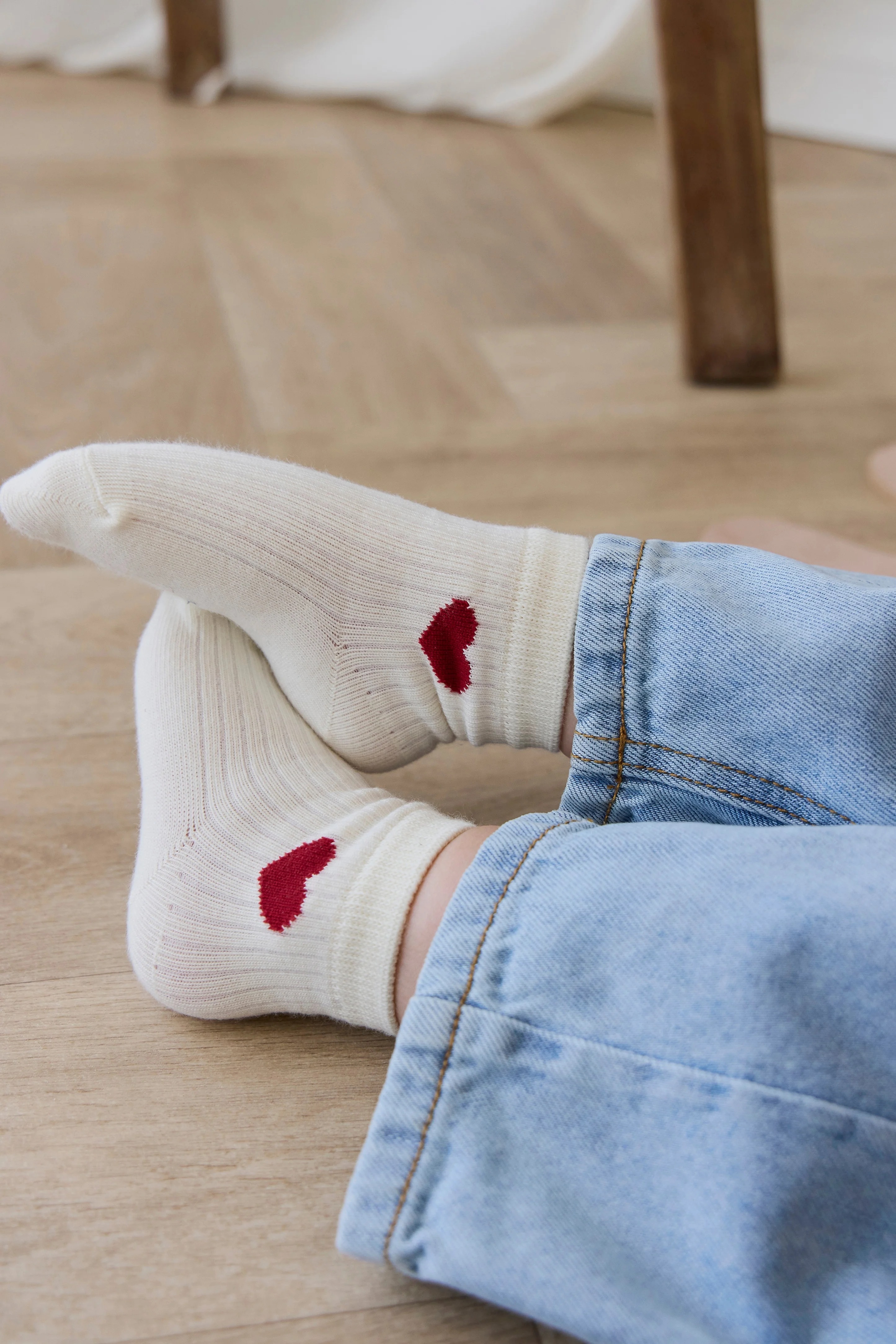 【預購】JAMIE KAY -Bellamy Sock（Bellamy Heart Urban Red）