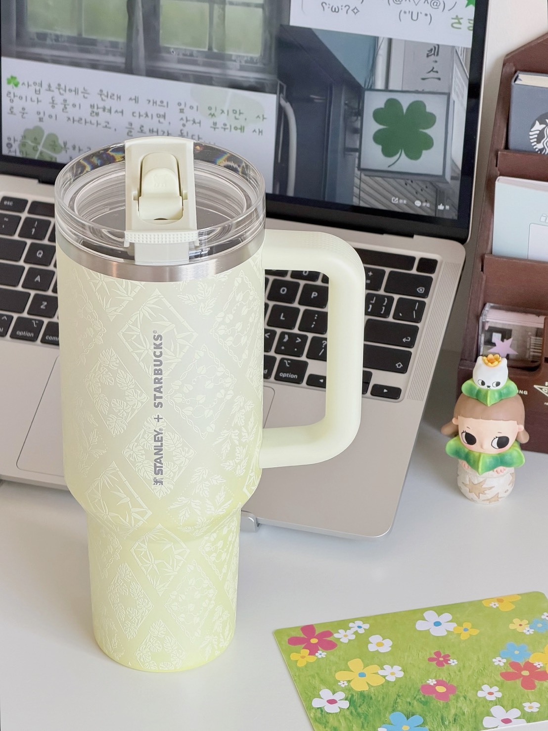 STANLEY X STARBUCKS 星巴克 聯名 春序紋樣系列 吸管杯 1183ML