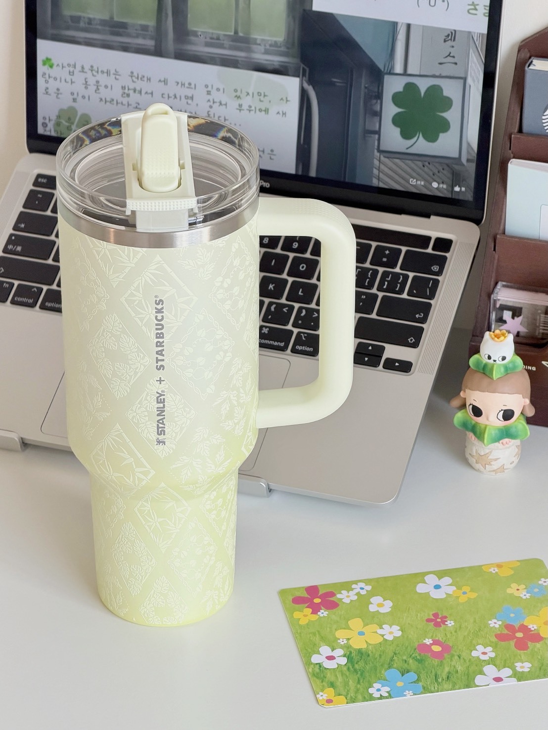 STANLEY X STARBUCKS 星巴克 聯名 春序紋樣系列 吸管杯 1183ML