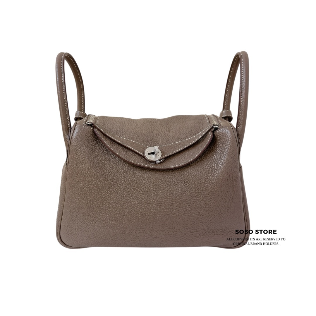 Hermès Lindy 30 - Etoupe / SHW
