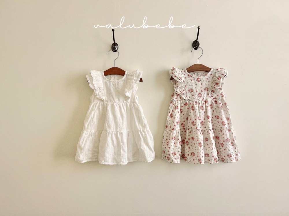 Valubebe 翅膀荷葉邊連身裙 / 2色