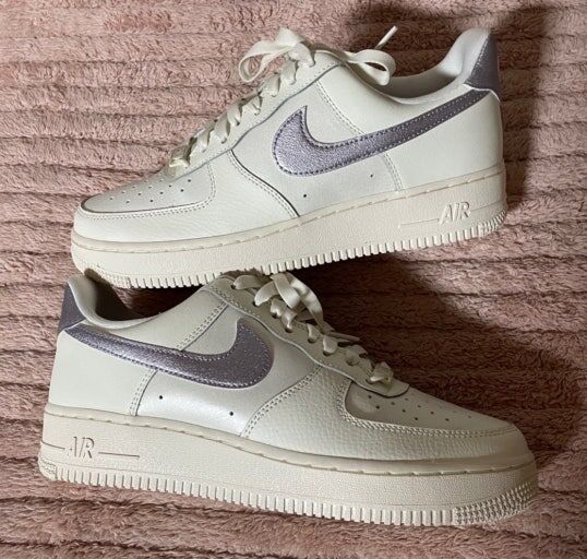 【Luxury】 現貨 特價優惠 NIKE WMNS AIR FORCE 1 07 休閒鞋 紫勾 運動鞋 DV7470-100
