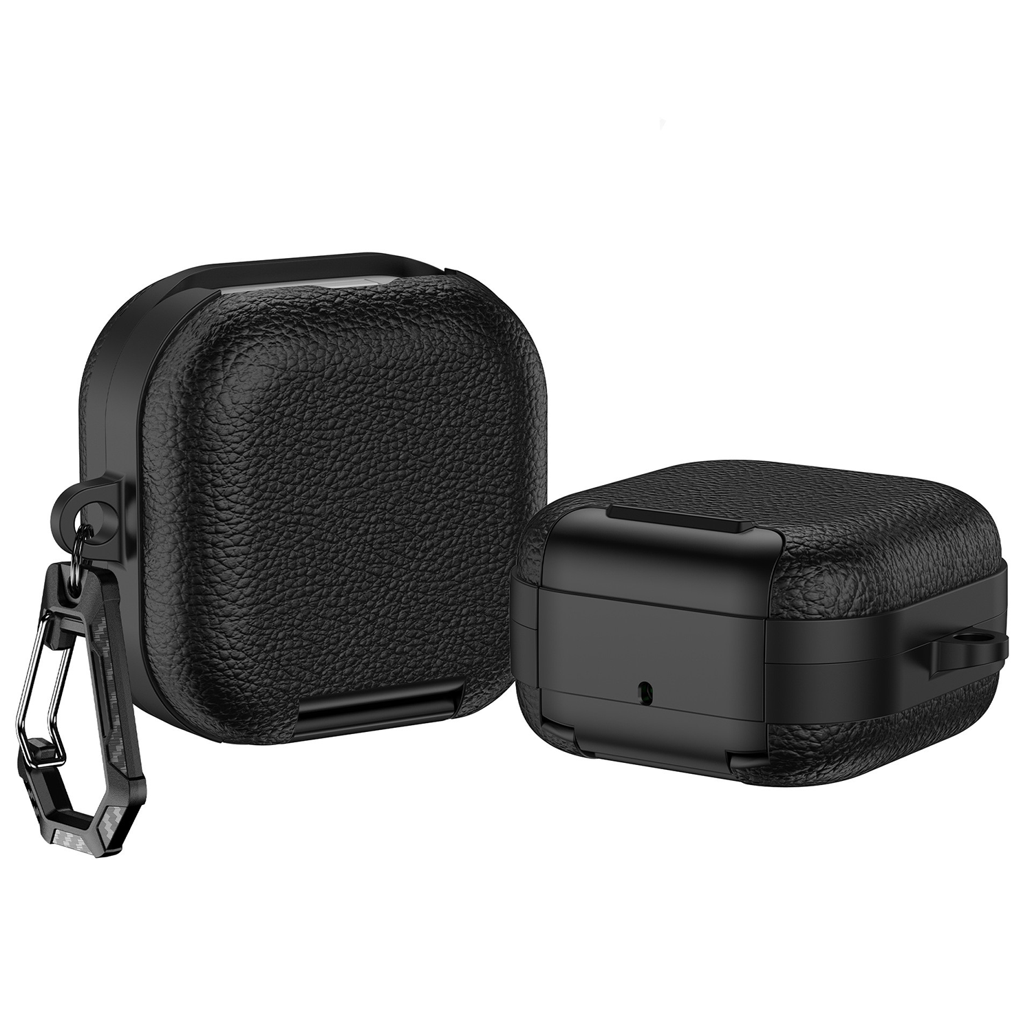 XPRO - Slim Leather Stand - Samsung Galxy Buds 4 Pro Case 防撞支架安全鎖皮紋保護硬套