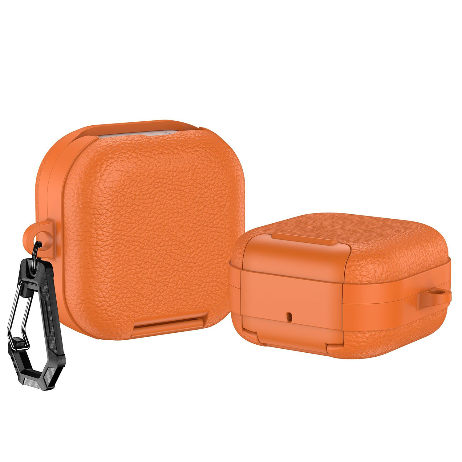 XPRO - Slim Leather Stand - Samsung Galxy Buds 4 Pro Case 防撞支架安全鎖皮紋保護硬套
