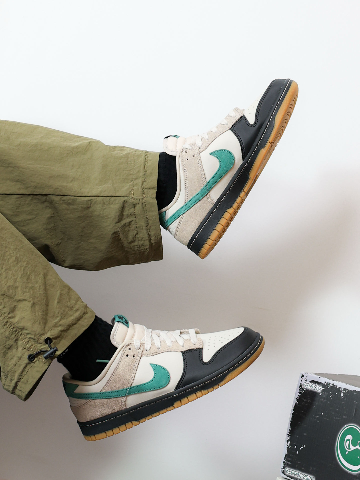 代購-Nike Dunk Low “Black Toe/Bicoastal” 板鞋 男女同款 HQ3483-104