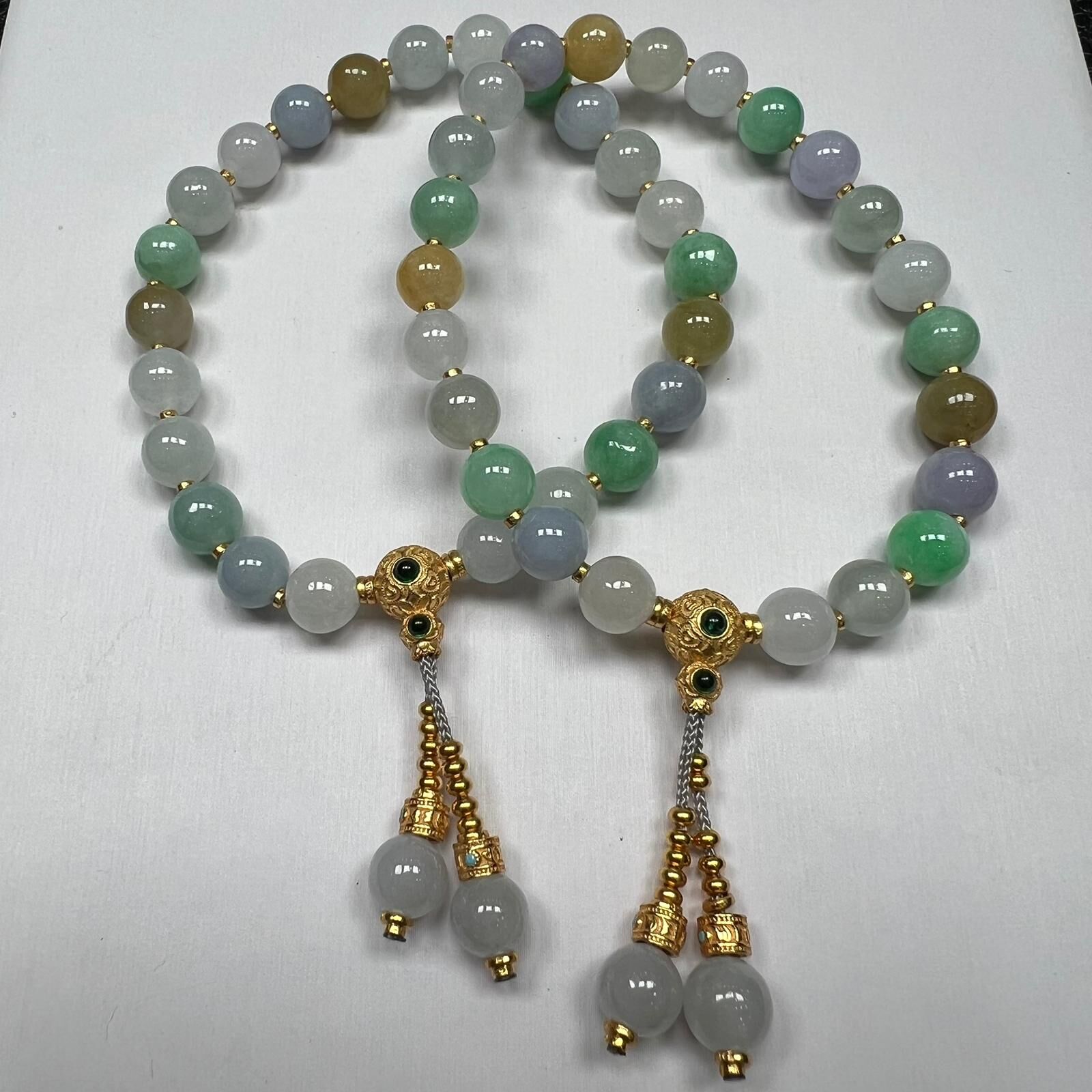 SD47 糯冰多寶翡翠手串 約7mm (BA145) **連證書