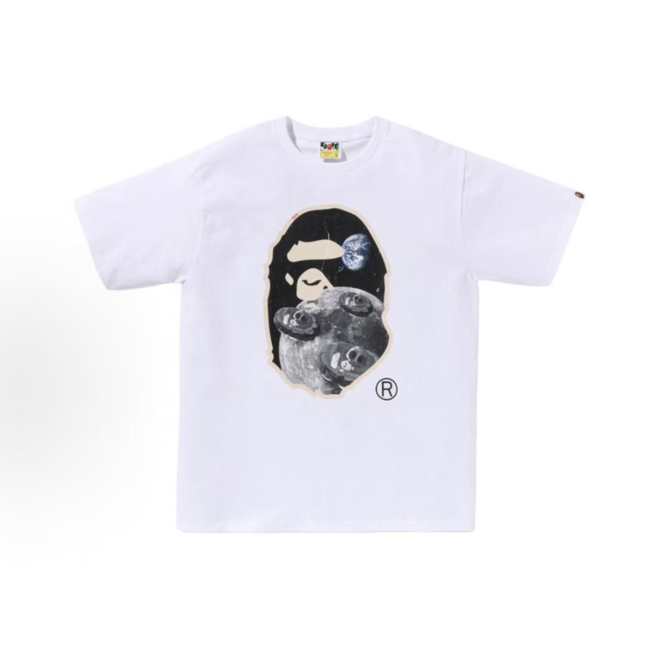 BAPE 月球猿人短T (2色)