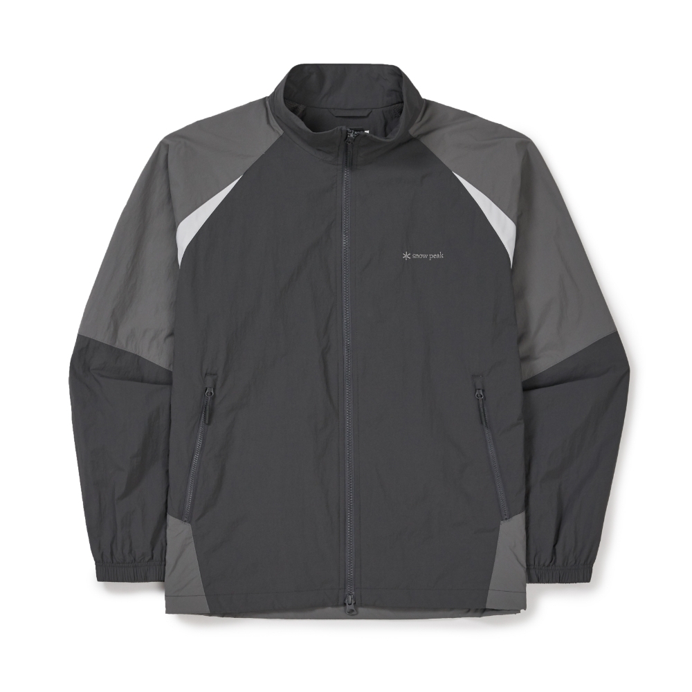 韓國 SNOW PEAK 26SS Lightweight Taslan 輕量塔斯蘭拼色立領風衣 S26SMLWB58