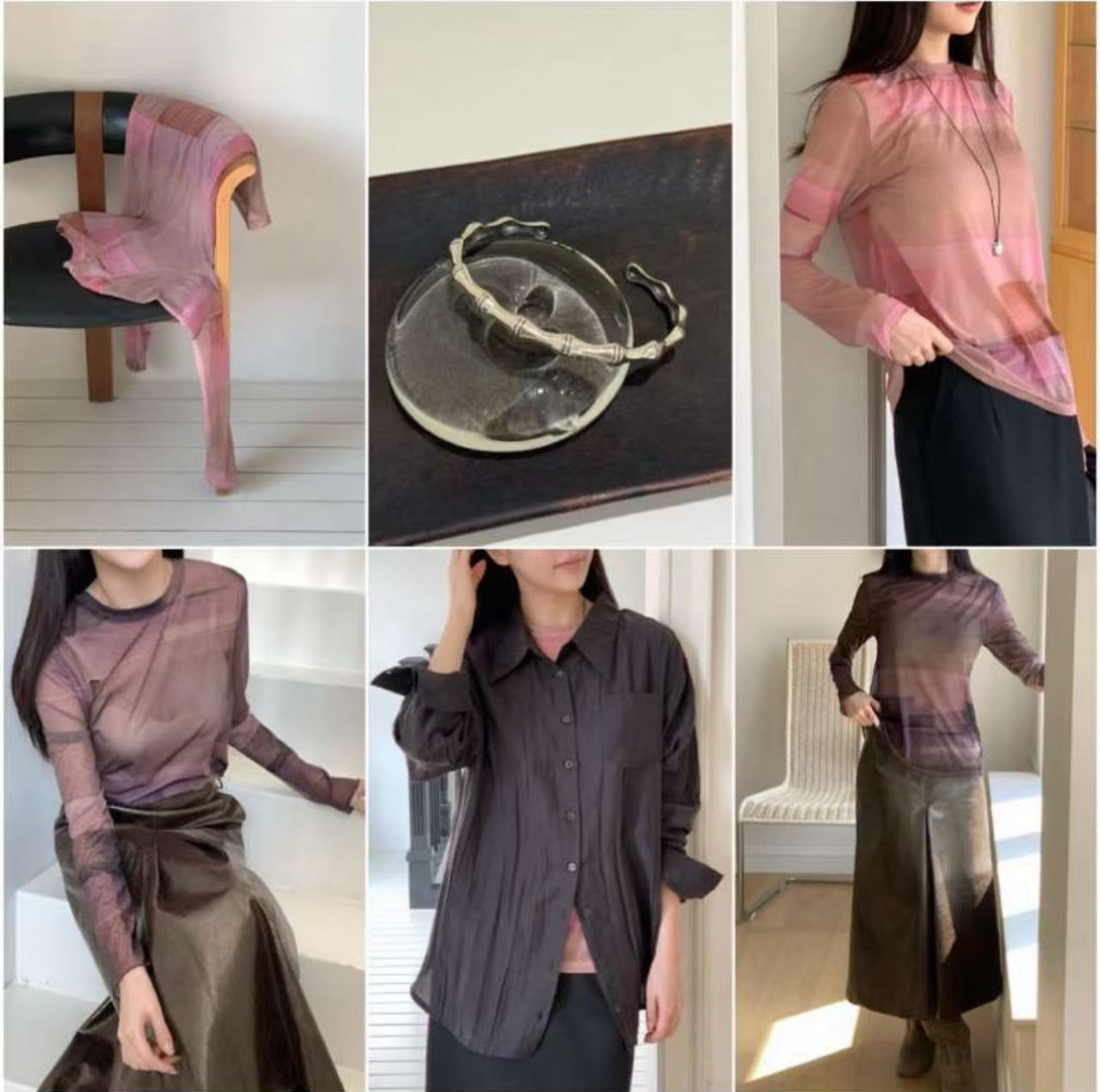 BI2641410 簿透暗紋TEE