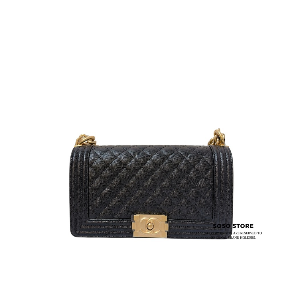 Chanel Boy Chanel - Black / GHW