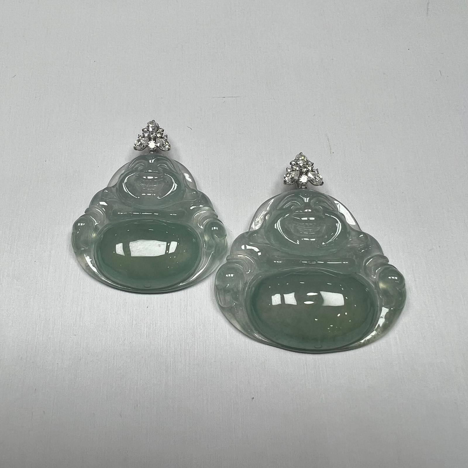 SD70 翡翠冰綠佛公18K吊墜 (BA185) **連證書