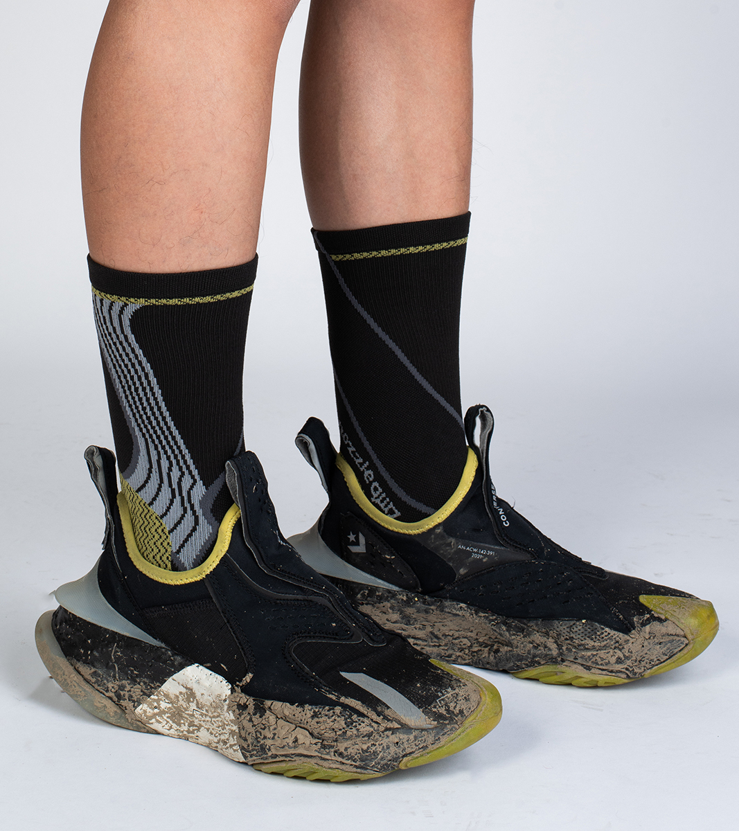 【Focus Store】現貨 Nozzle Quiz Cordura® "Cay Black" 礁黑 中高筒休閒襪 EG-SKSX02KY