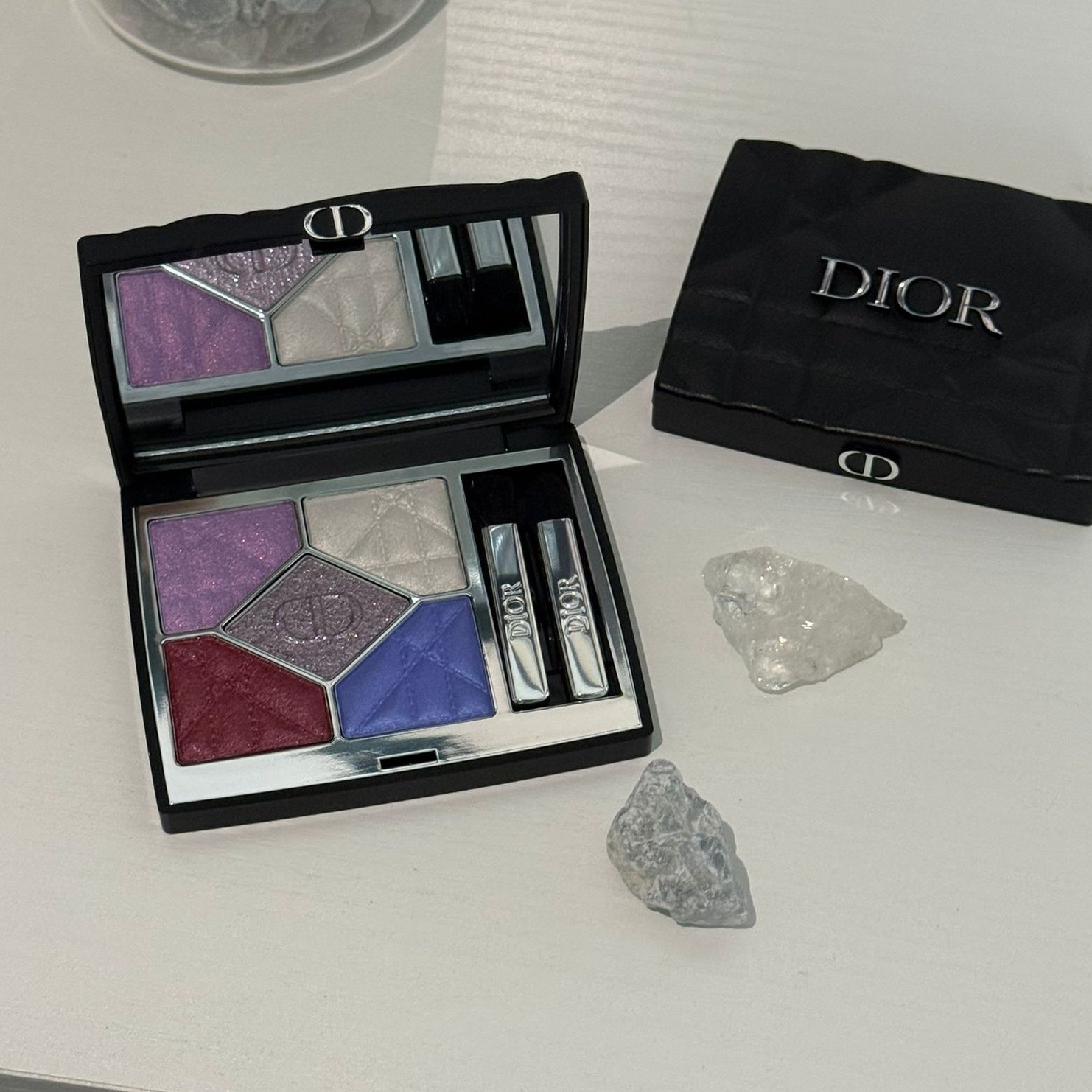 Dior - 2026皮革限定高級訂製五色眼影 #855 rose moire  #964 lilac tulle