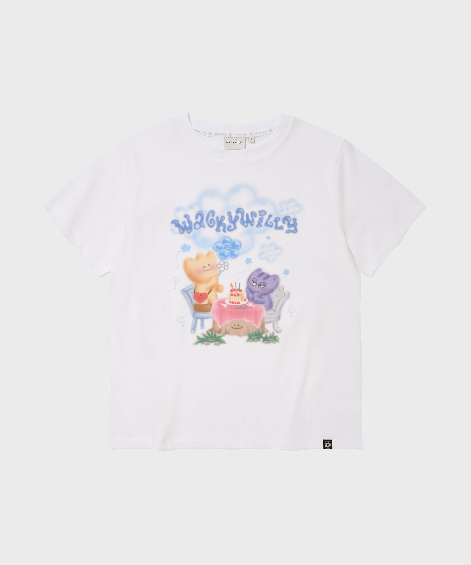 【入LIVECODE一件減至$278😱🔥！】【WACKY WILLY春夏開季🔥】Women's Graphic Semi-Over Short Sleeve T-shirt