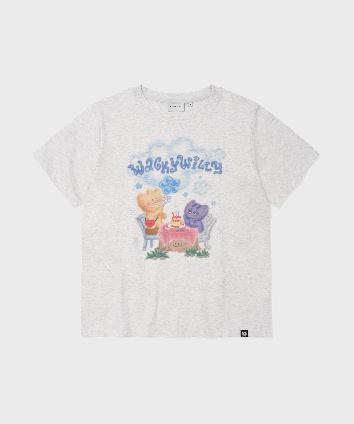 【入LIVECODE一件減至$278😱🔥！】【WACKY WILLY春夏開季🔥】Women's Graphic Semi-Over Short Sleeve T-shirt