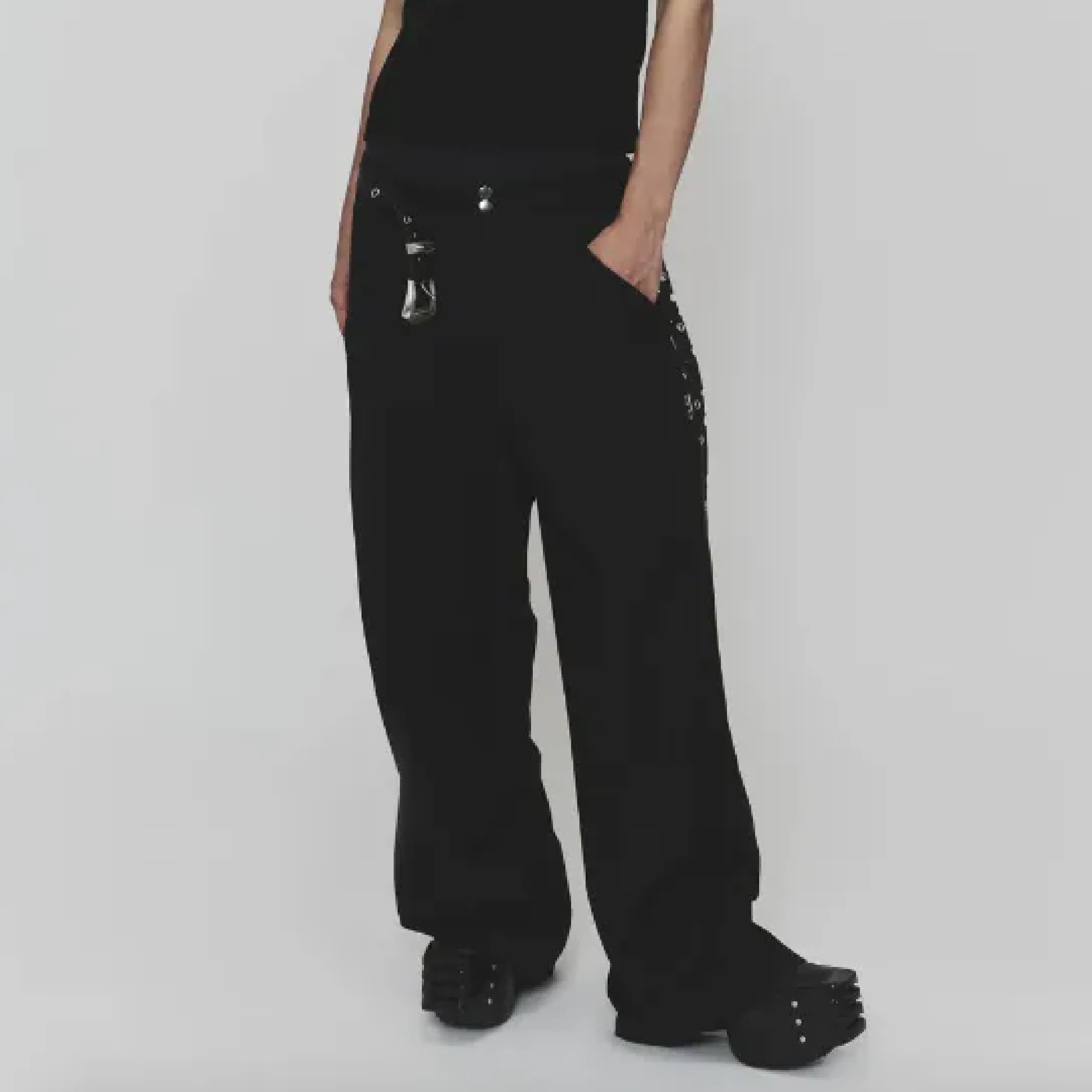 Anonymous Talking Pleated Trousers 打褶落地長褲