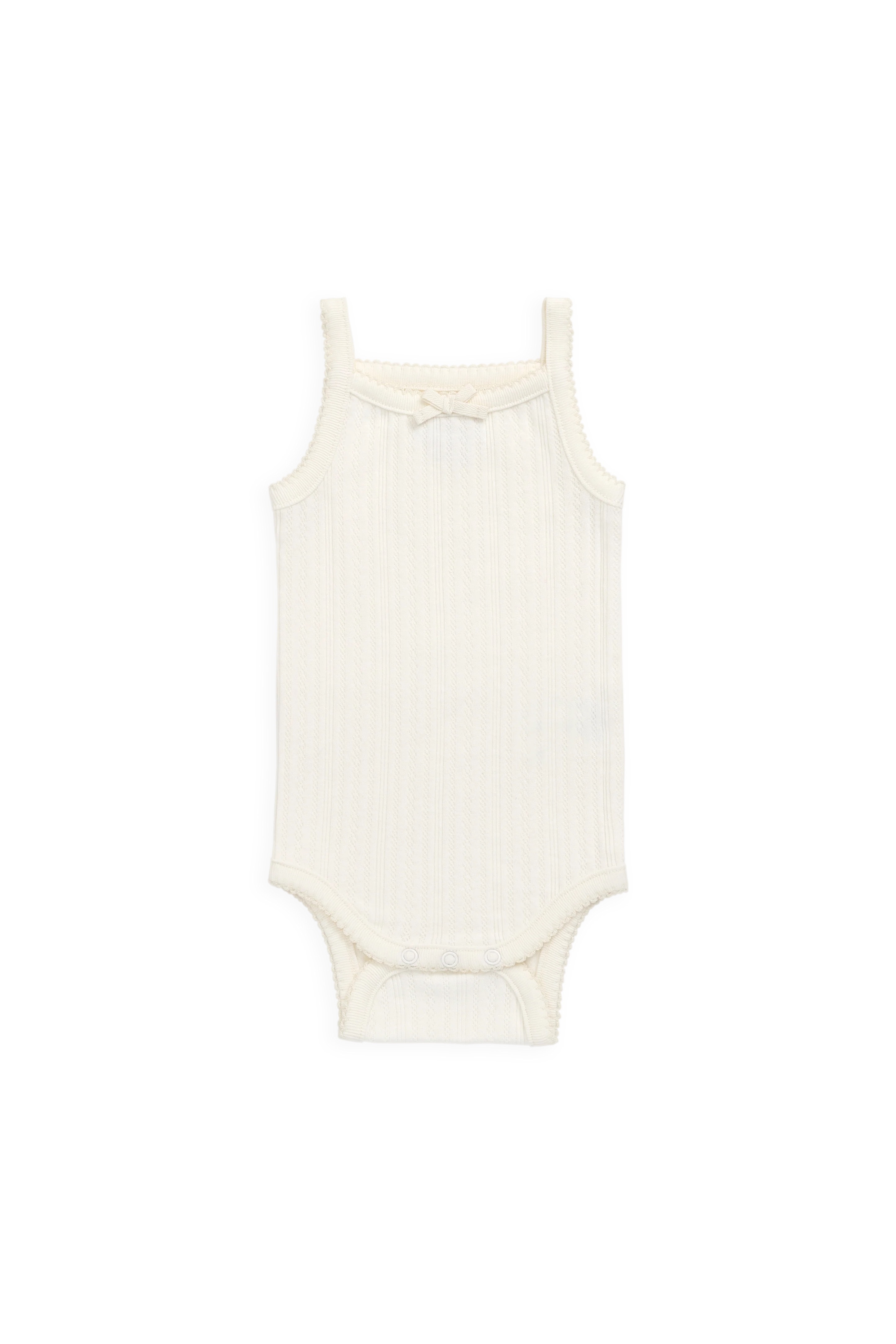 【預購】JAMIE KAY -Organic Cotton Pointelle Singletsuit （Parchment）