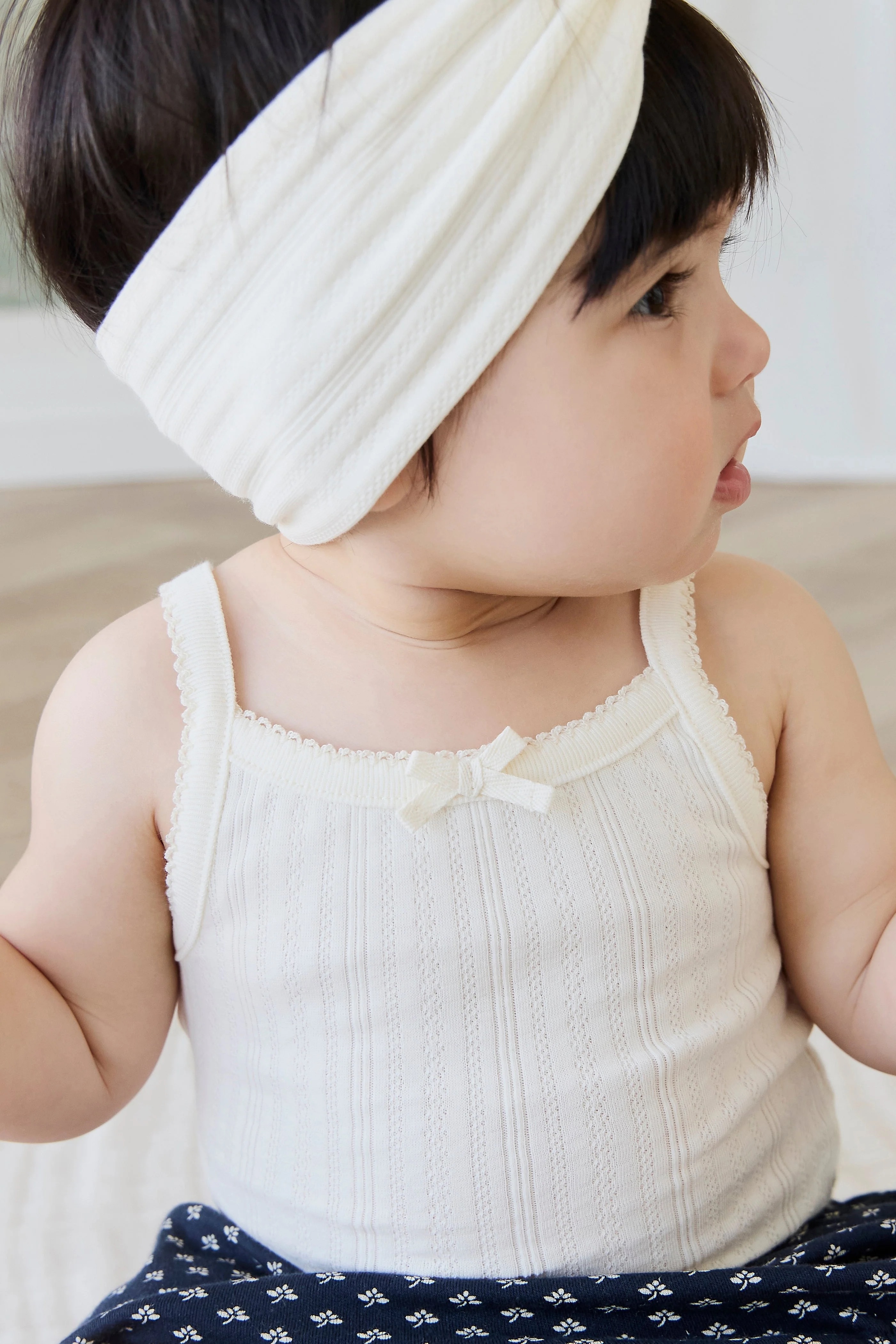 【預購】JAMIE KAY -Organic Cotton Pointelle Singletsuit （Parchment）