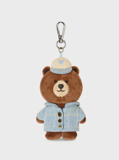 【入LIVECODE一件減至$128😱🔥！】【WHO.A.U春夏開季🔥】Steve Denim Keyring