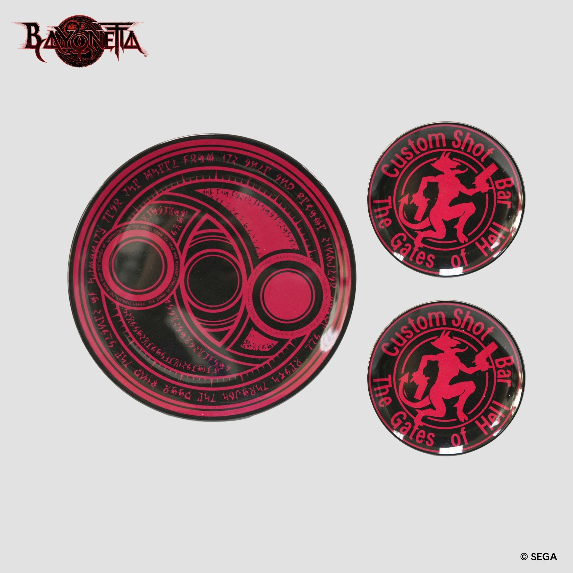 「ACG.GO」「預購」"Bayonetta" The Gates of Hell & Magic Circle Plate Set