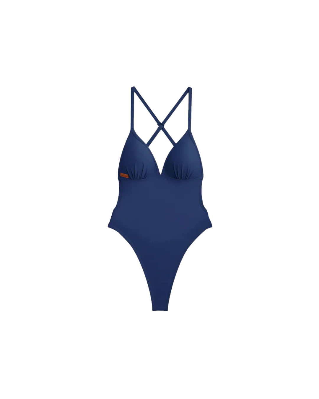 ▲Muiiswim UPVEW 三角美胸海鷗丁連身泳裝 海軍藍