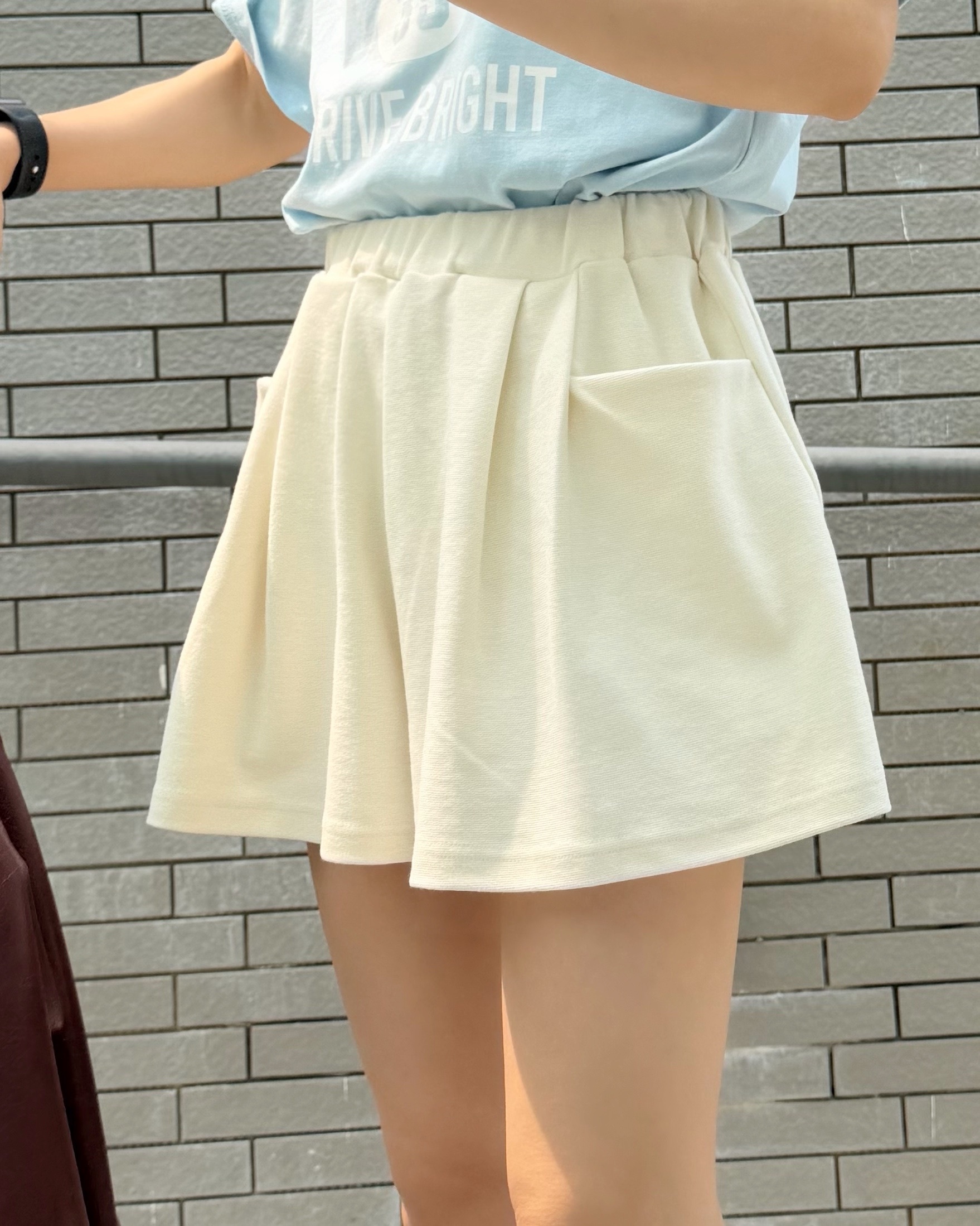 4月新品♥全橡筋A cut cotton短褲