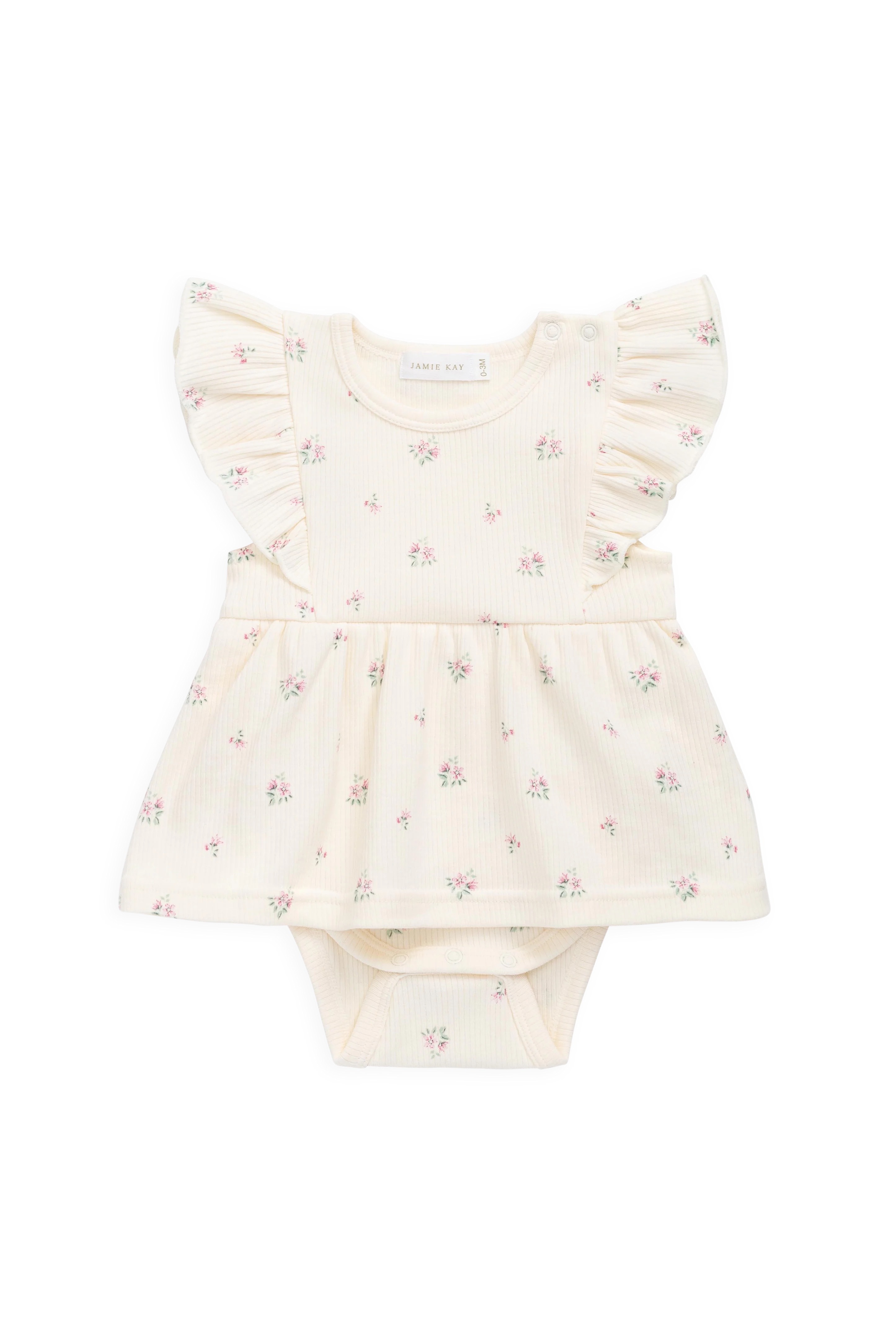 【預購】JAMIE KAY -Organic Cotton Rib Elianna Playsuit（Emma Whisper）