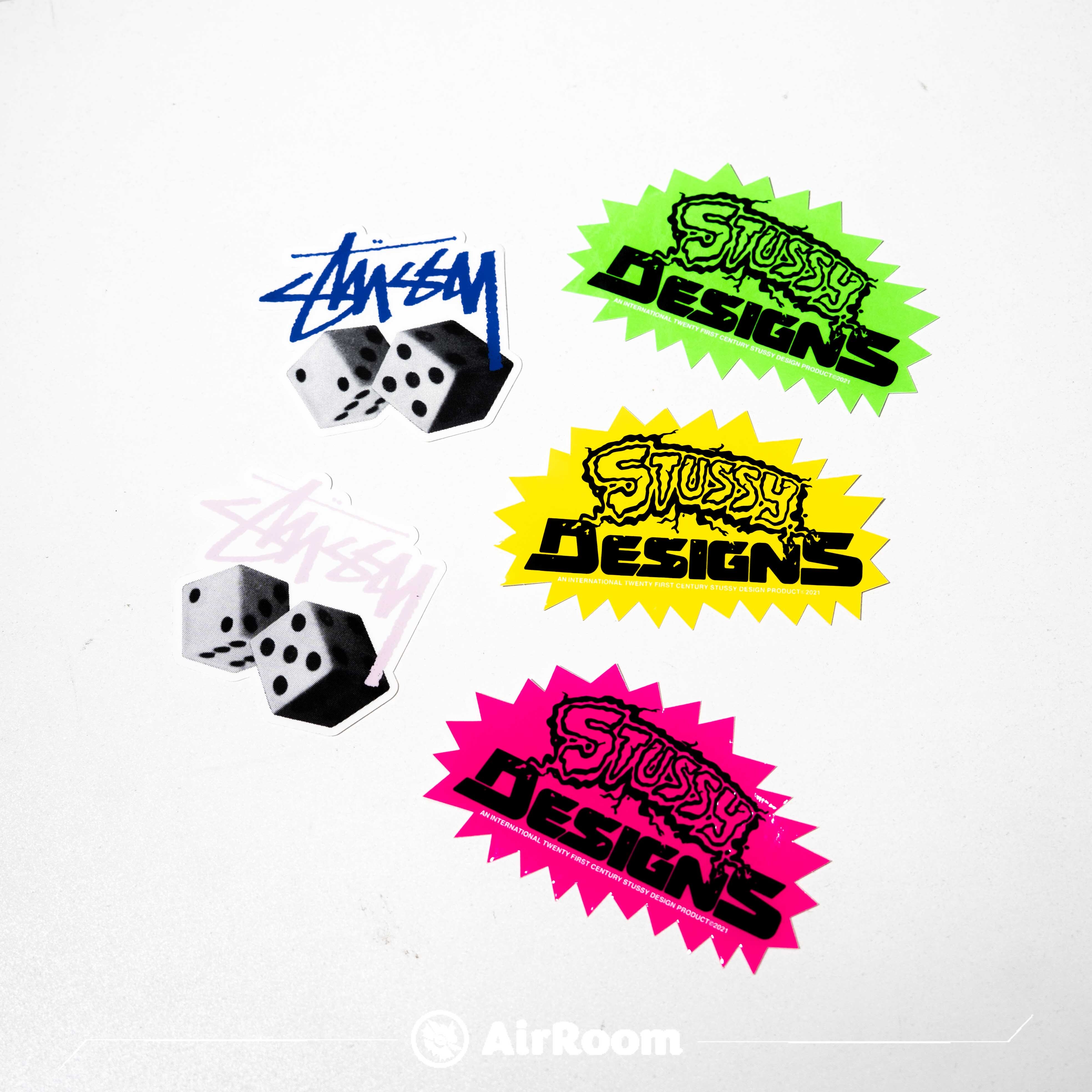 2026SS STUSSY 骰子 Logo字樣 貼紙 現貨