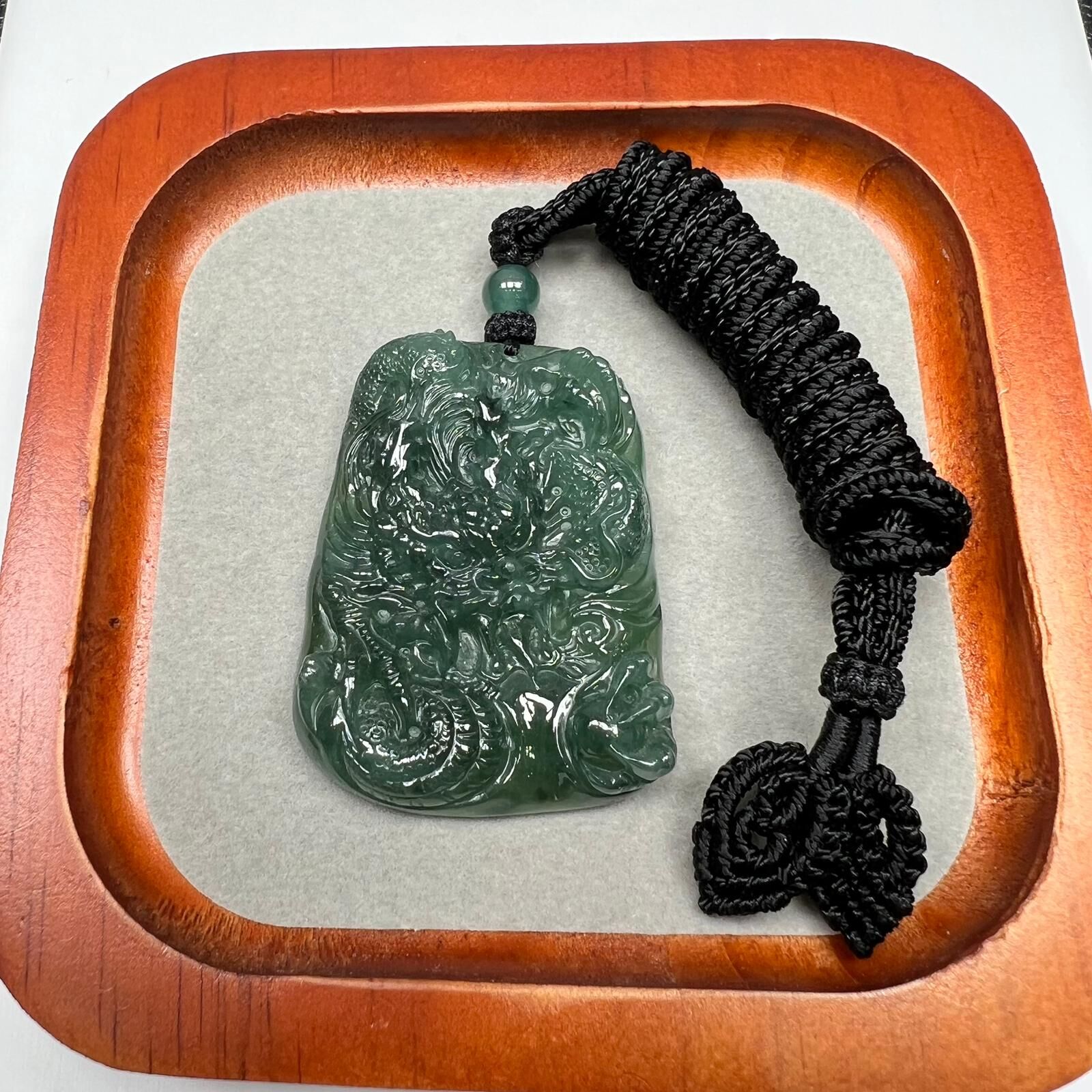 SD113 龍雕刻罕有冰件 **連證書