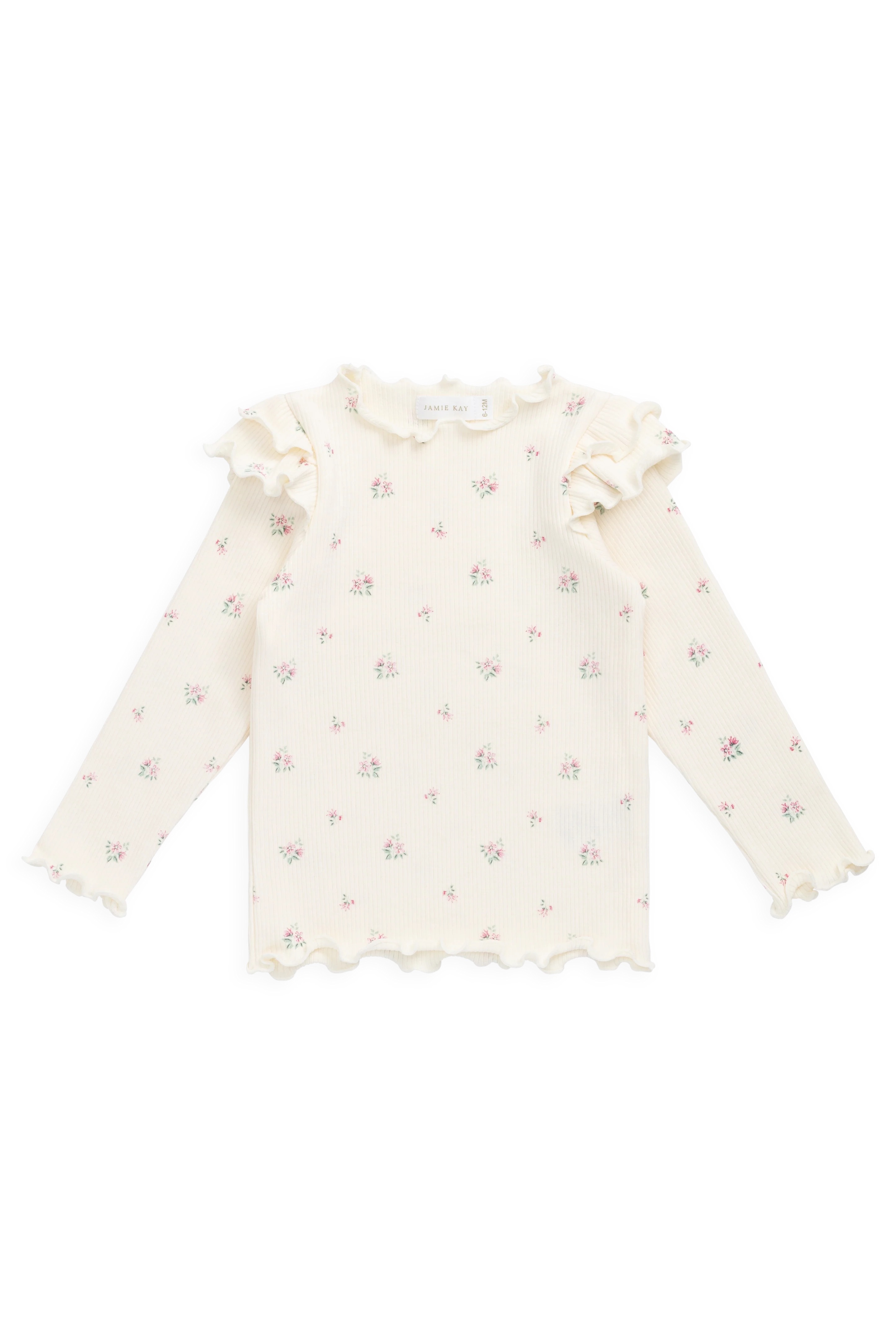 【預購】JAMIE KAY -Organic Cotton Rib Winslet Top（Emma Whisper）