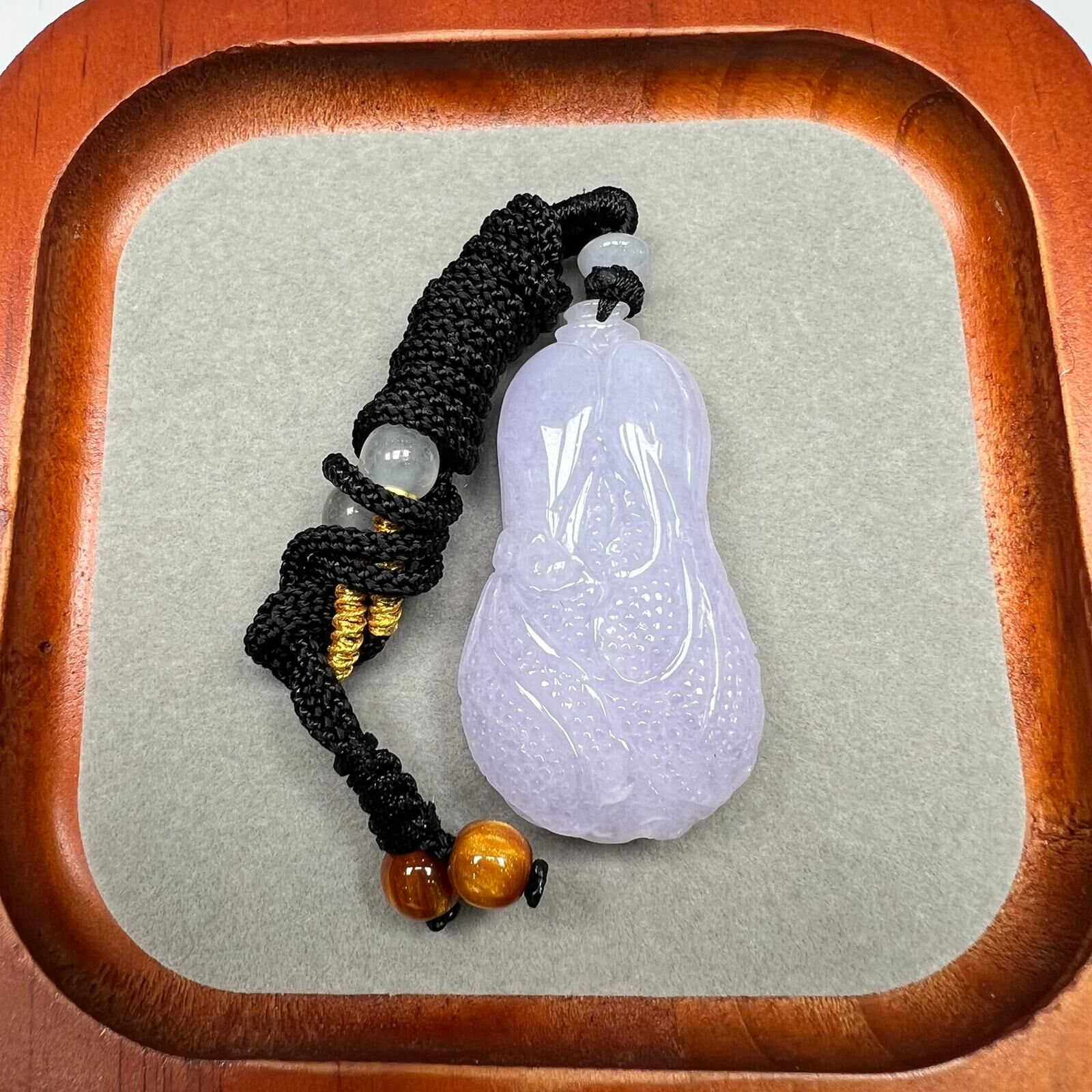 SD115 紫白菜罕有冰件 **連證書