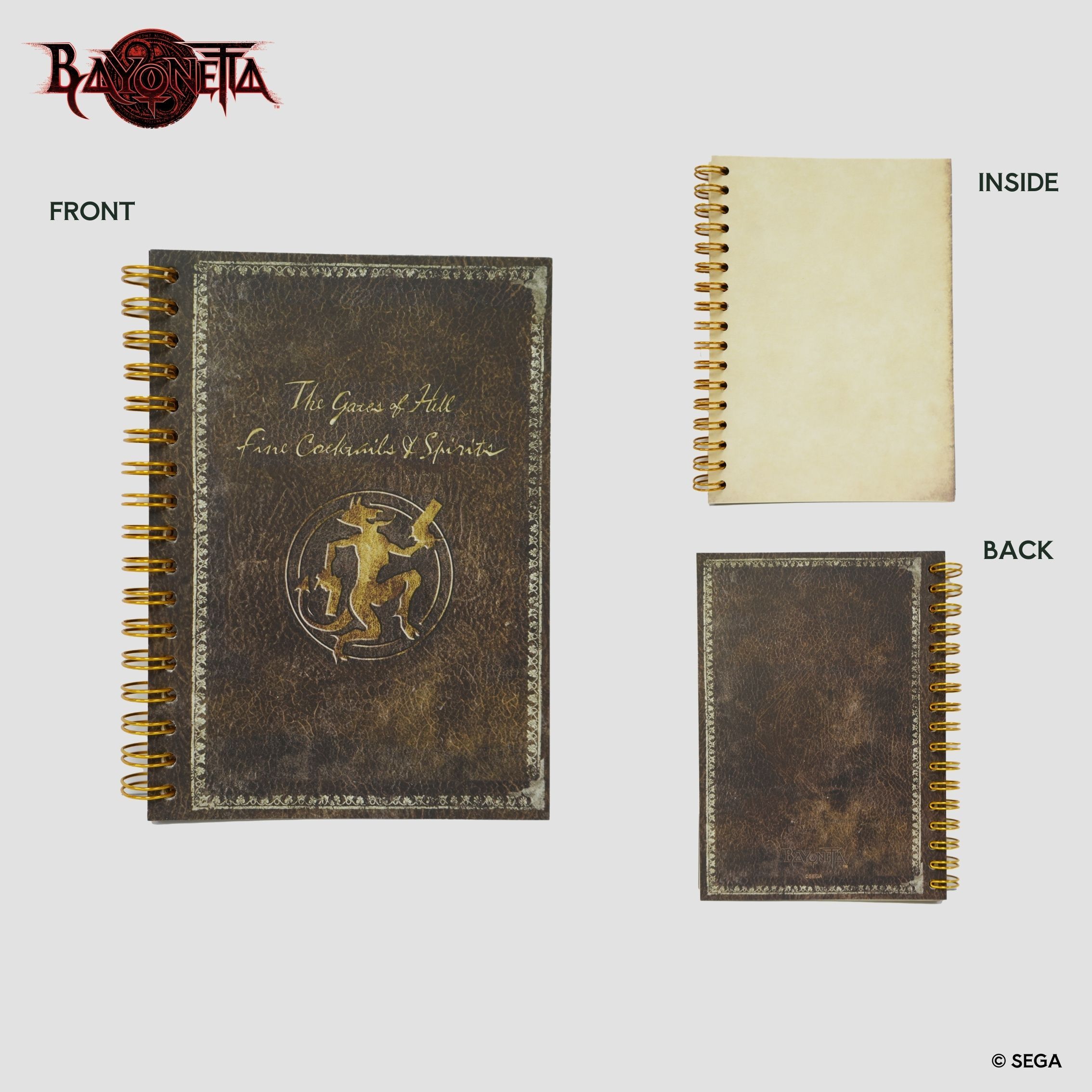 「ACG.GO」「預購」"Bayonetta" The Gates of Hell Menu-Style Notebook