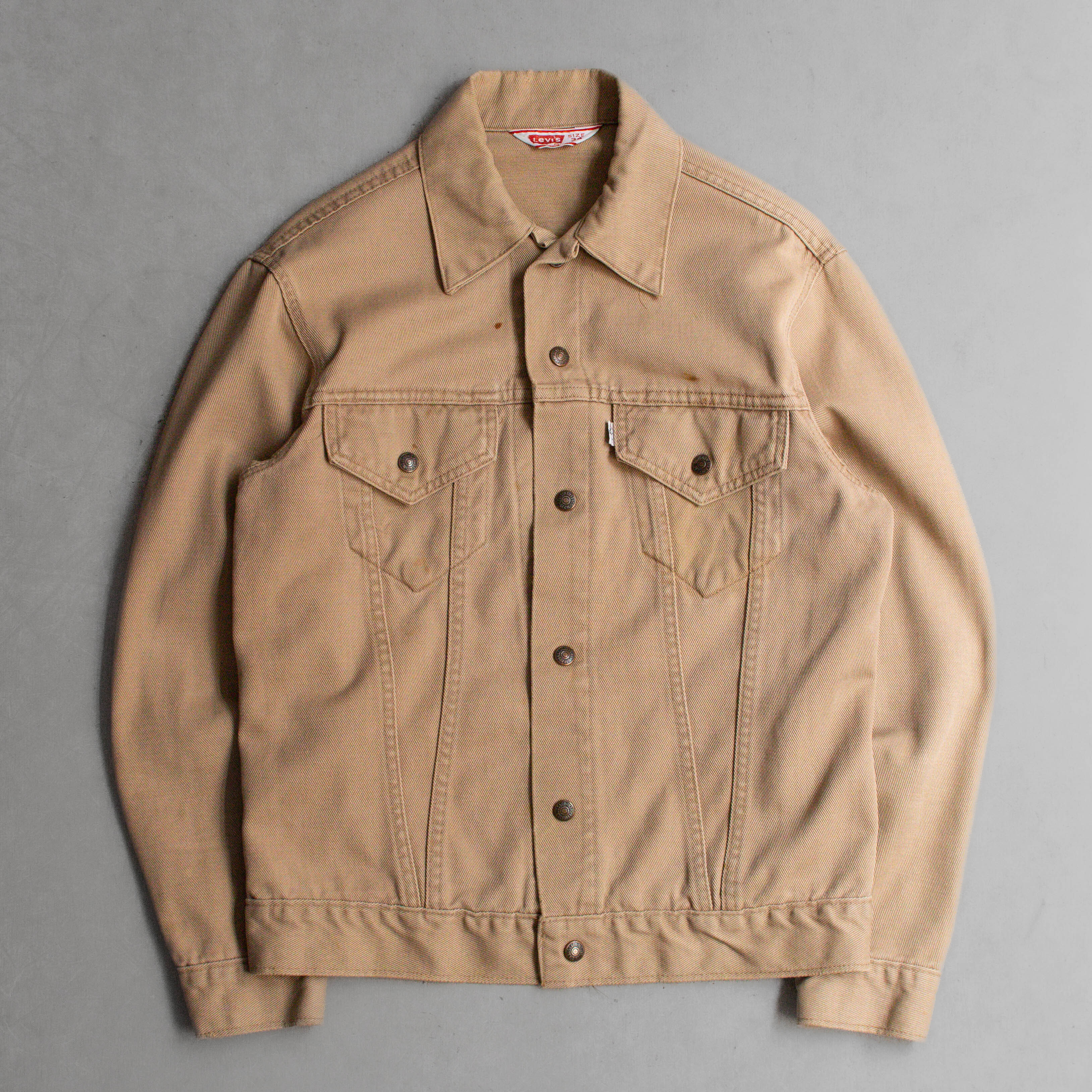 60-70S LEVIS BIG E TWILL JACKET 美國製 卡其 斜紋 長袖 外套 夾克 B